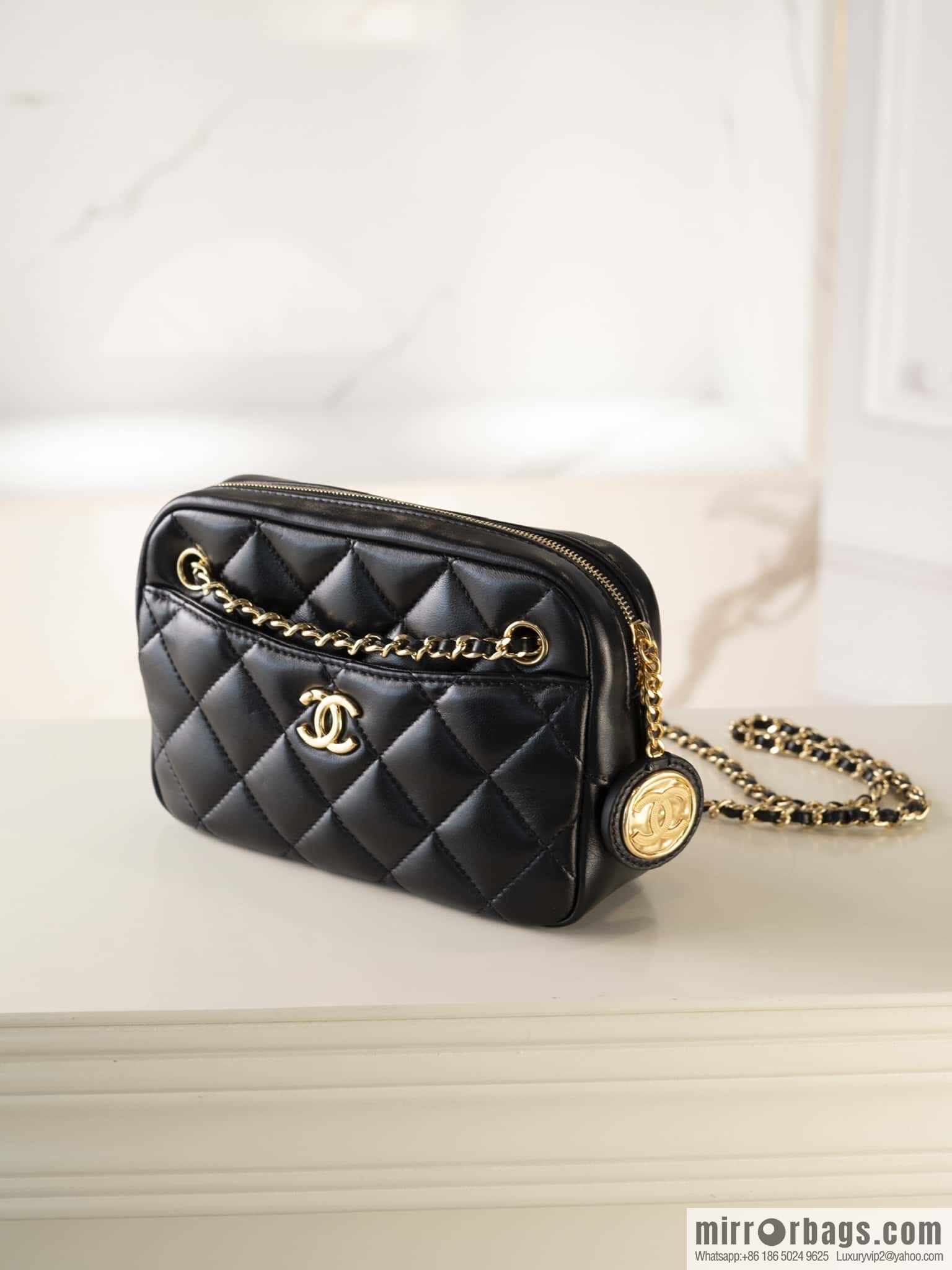 ππ‘ππ§ππ₯ πππ€ Coin Camera Bag, Small, Black π€ AS5190