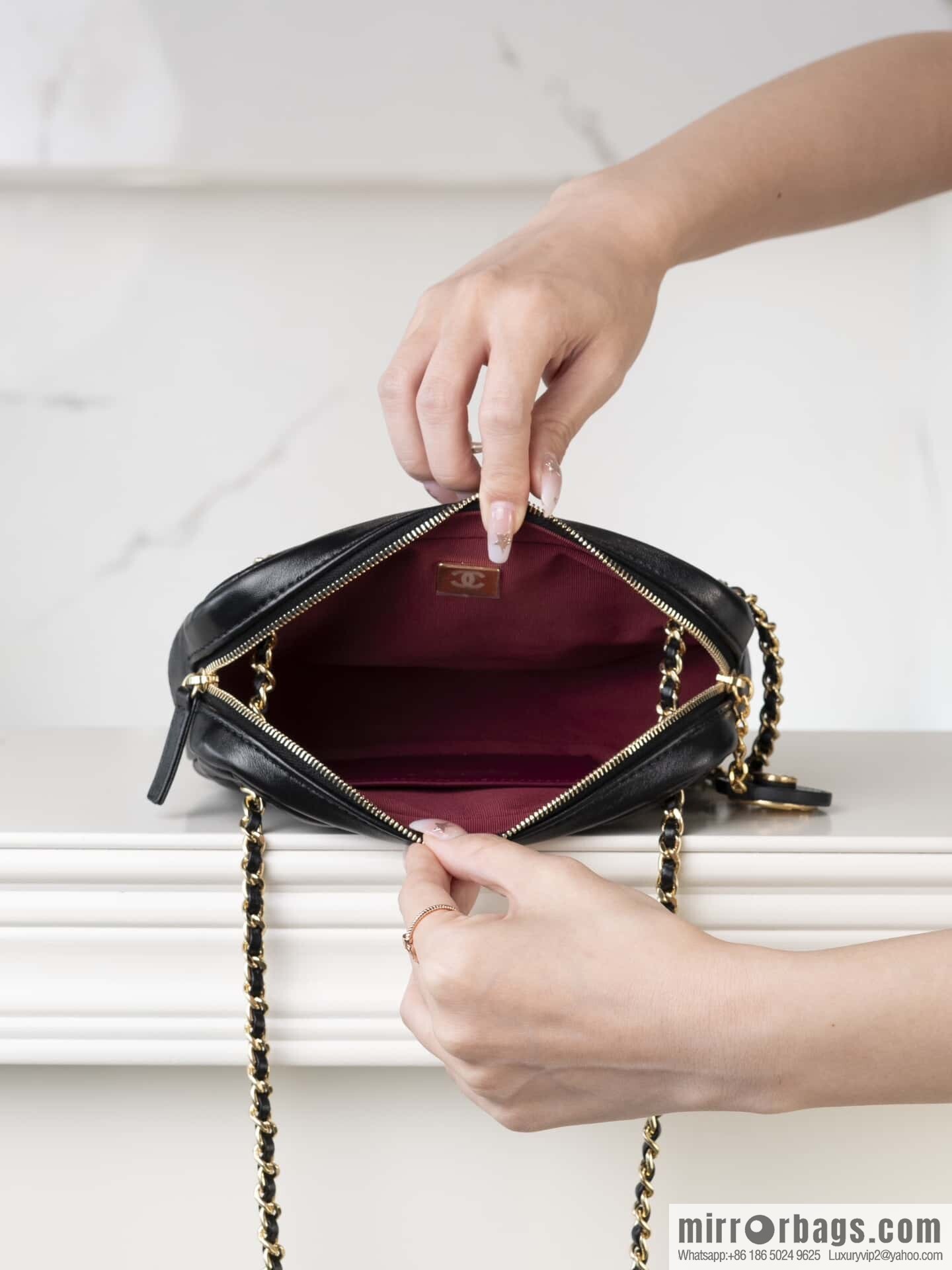 ππ‘ππ§ππ₯ πππ€ Coin Camera Bag, Small, Black π€ AS5190