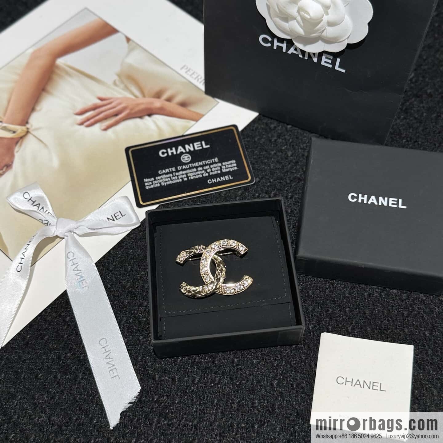 ❗️New ❗️☀️ New ☑️ Chanel Double C Brooch ☀️