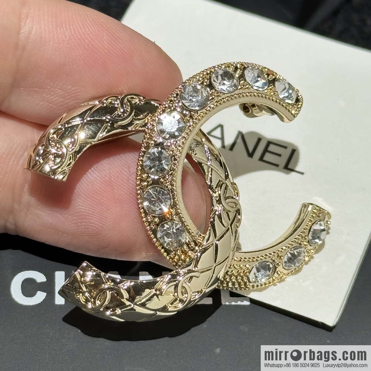 ❗️New ❗️☀️ New ☑️ Chanel Double C Brooch ☀️