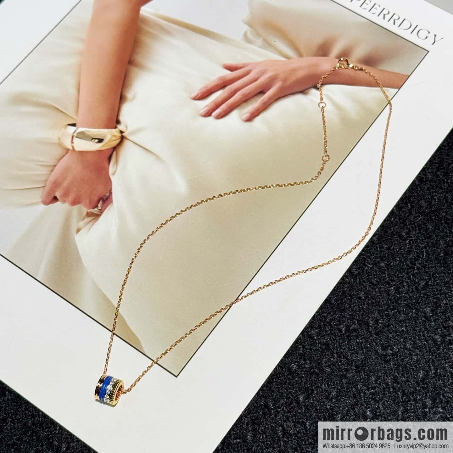 ❗New ❗️ ☀ new BOUCHERON/Boucheron Quatre Classique series, Zhou Dongyu same style, ceramic necklace ☀