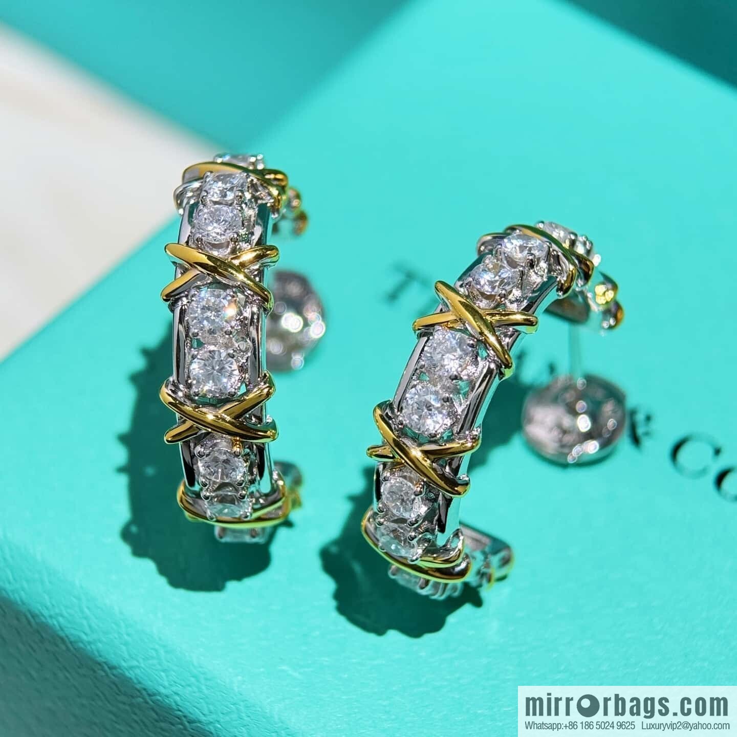 ❗️New ❗️ Tiffany & Co. Cross stud earrings