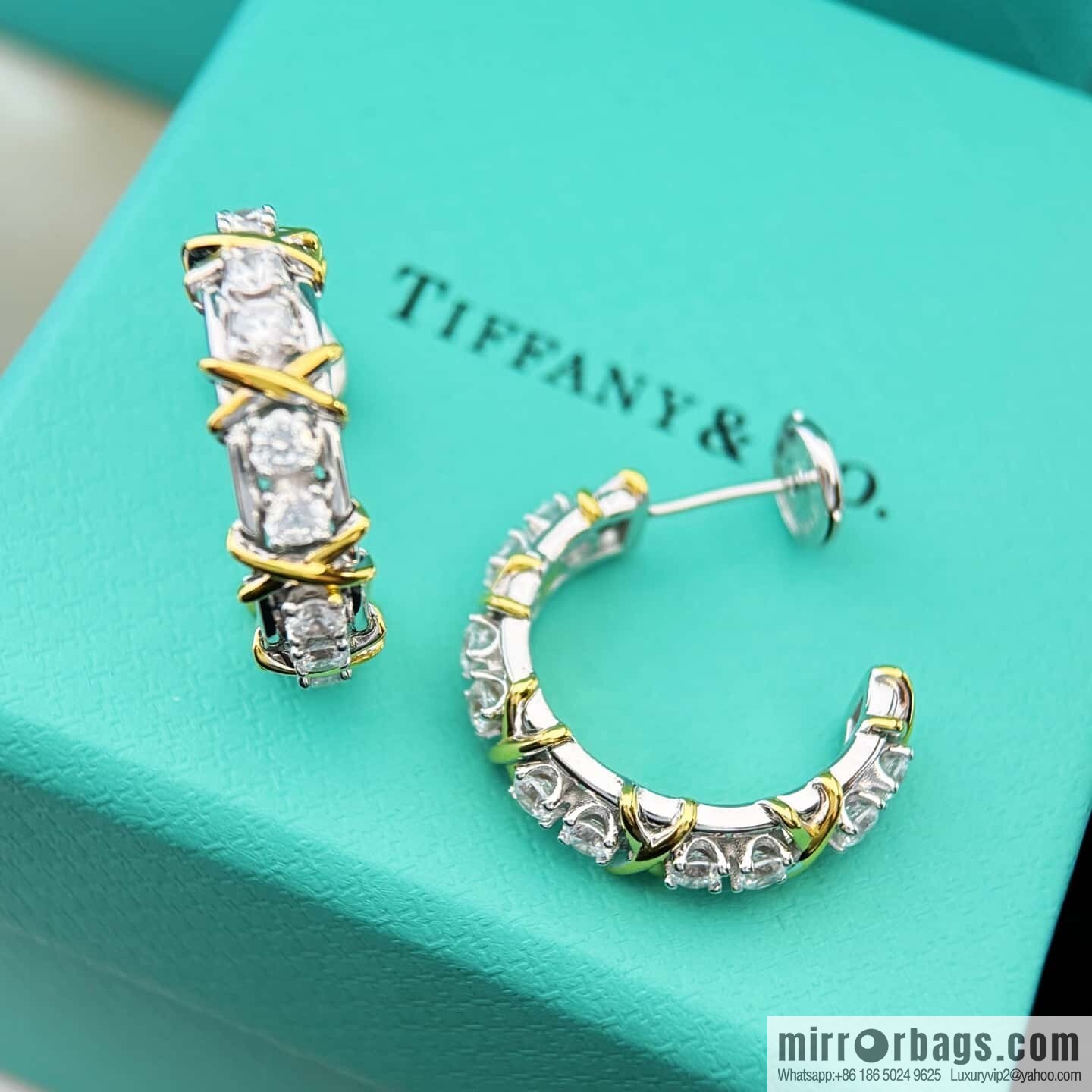 ❗️New ❗️ Tiffany & Co. Cross stud earrings