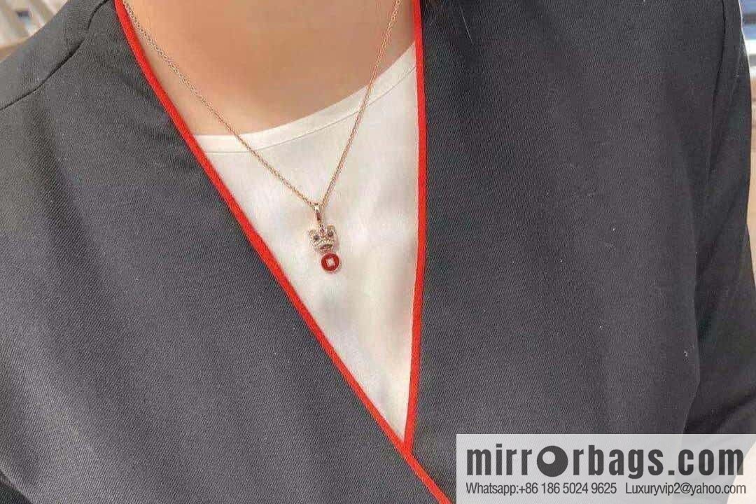 ❗️New ❗️ ☀️ Qeelin unicorn full diamond lion chalcedony copper coin necklace ☀️