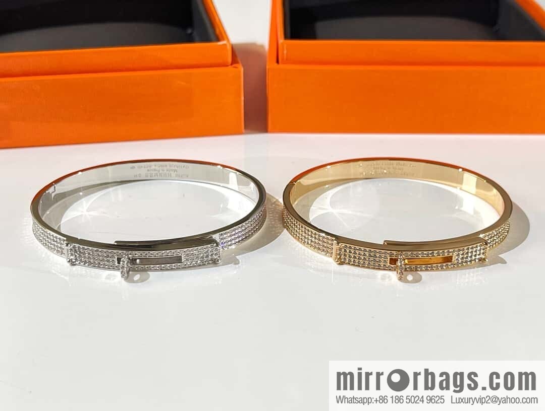 ❗️New ❗️ ☀️ (full diamond) ☀️ Hermès HERMES Kelly full diamond bracelet bracelet ☀️