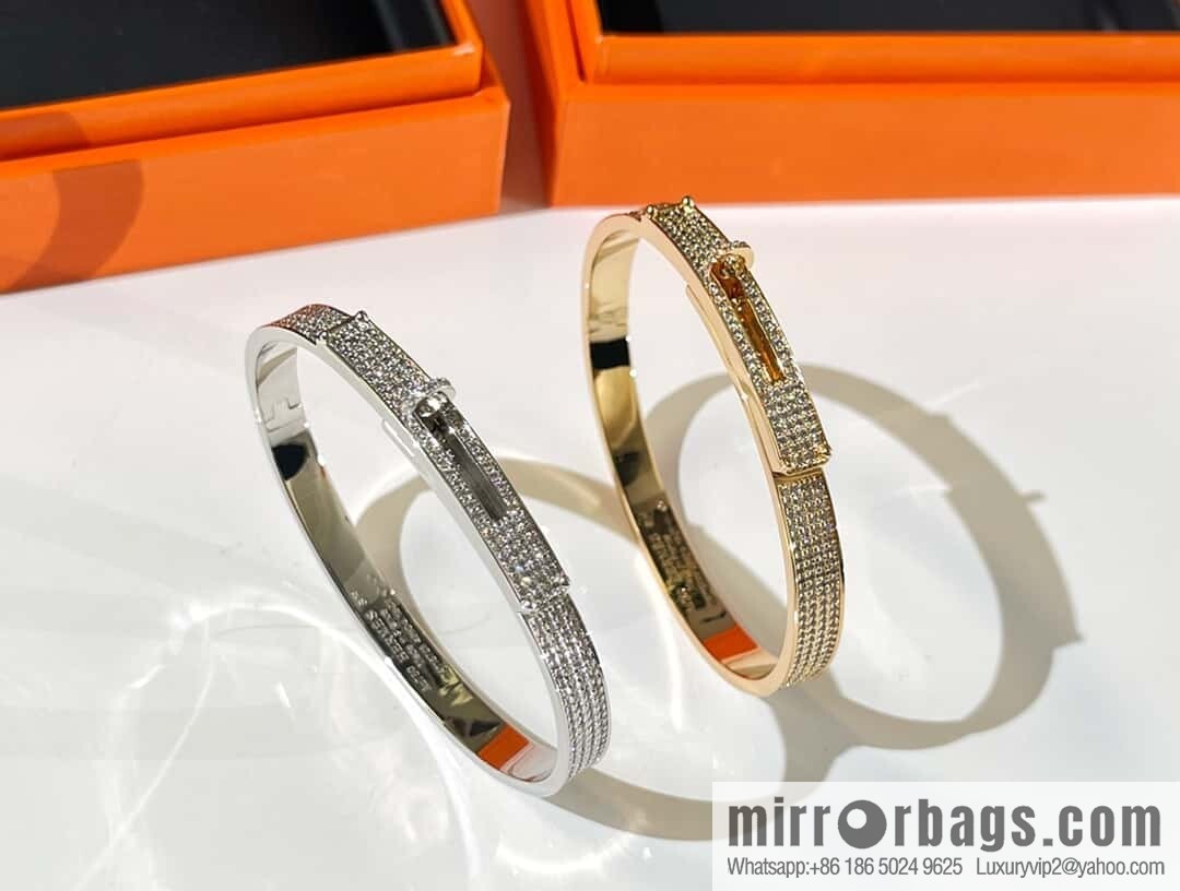 ❗️New ❗️ ☀️ (full diamond) ☀️ Hermès HERMES Kelly full diamond bracelet bracelet ☀️