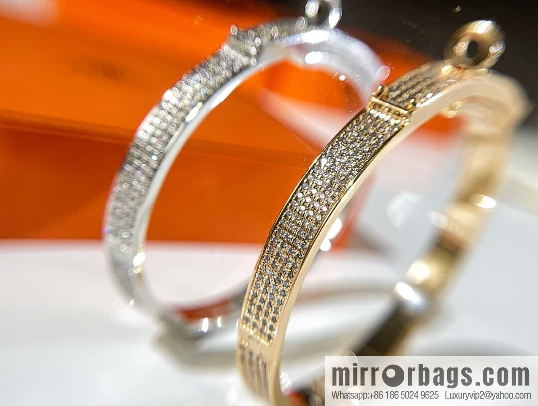 ❗️New ❗️ ☀️ (full diamond) ☀️ Hermès HERMES Kelly full diamond bracelet bracelet ☀️