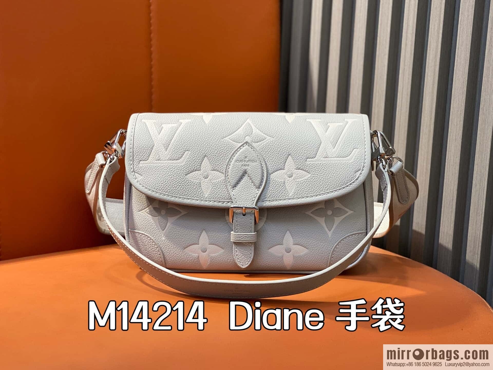 [Boutique‑grade] M14214 taro purple, full picofarad stick bag Diane handbag M46386