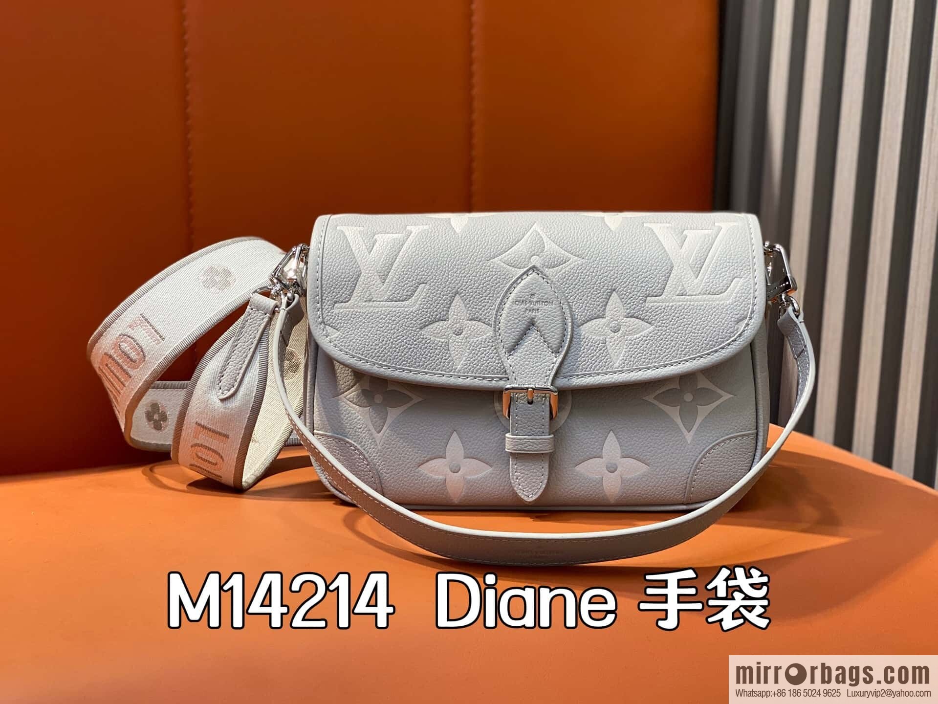 [Boutique‑grade] M14214 taro purple, full picofarad stick bag Diane handbag M46386