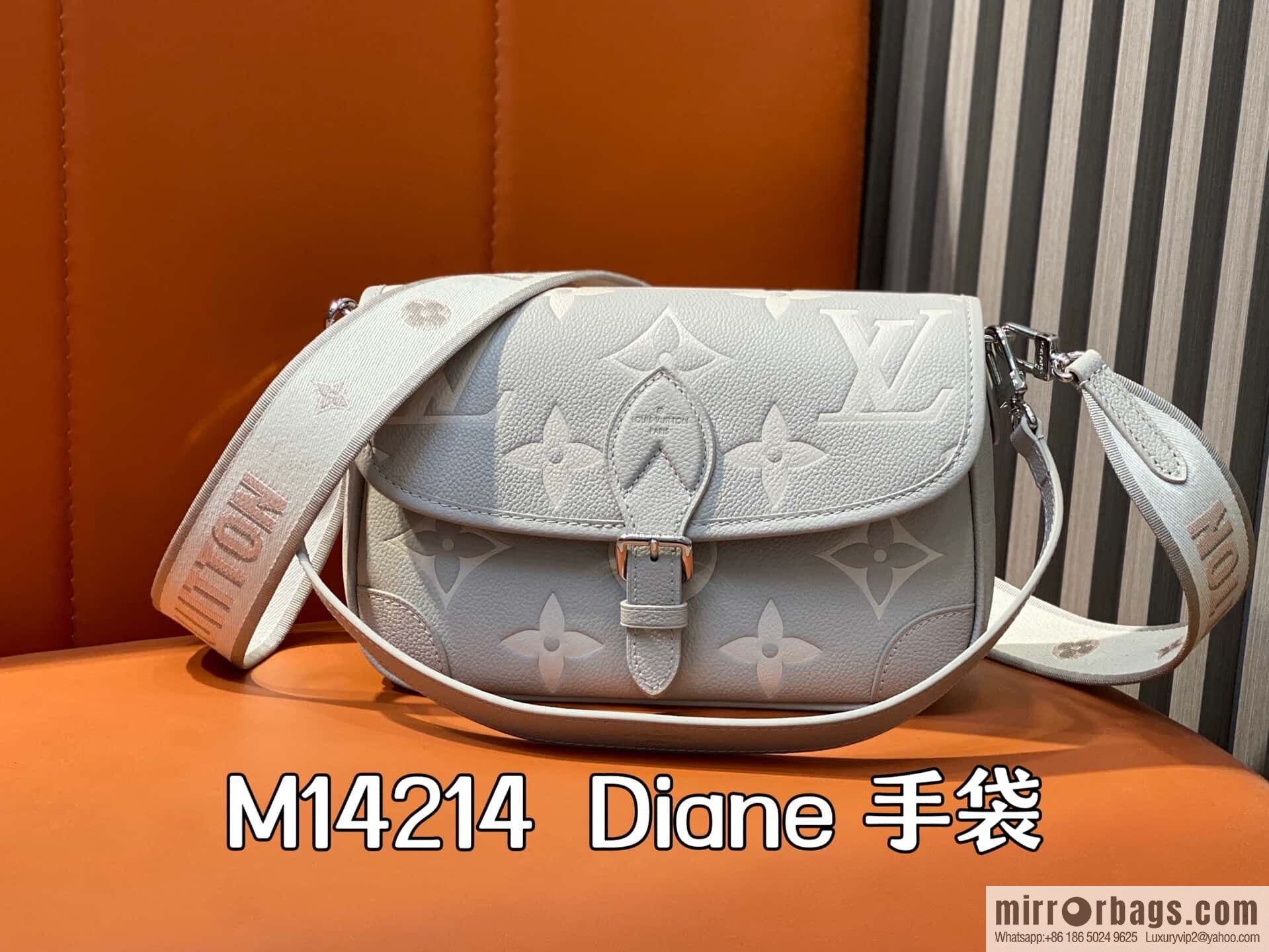 [Boutique‑grade] M14214 taro purple, full picofarad stick bag Diane handbag M46386