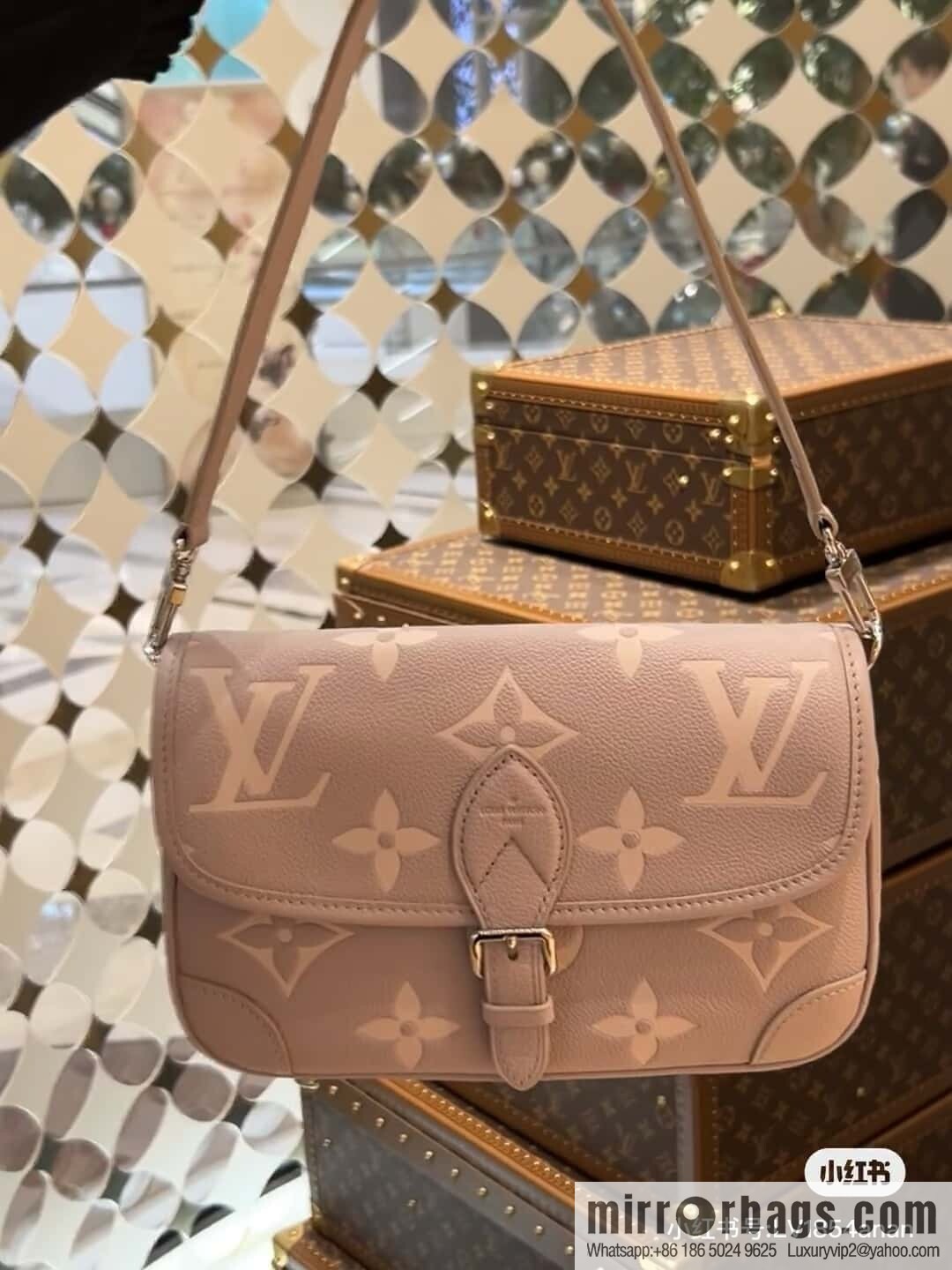 [Boutique‑grade] M14214 taro purple, full picofarad stick bag Diane handbag M46386