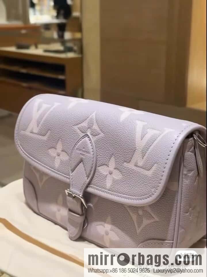 [Boutique‑grade] M14214 taro purple, full picofarad stick bag Diane handbag M46386