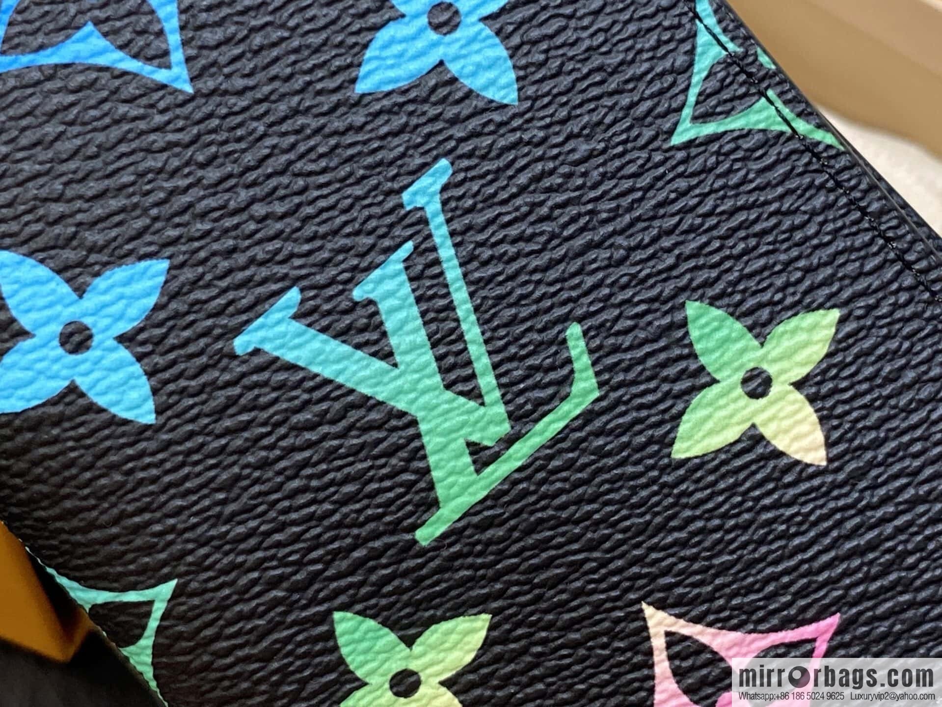 [Premium‑quality] M14134 black gradual change card bag pocket wallet, pocket wallet