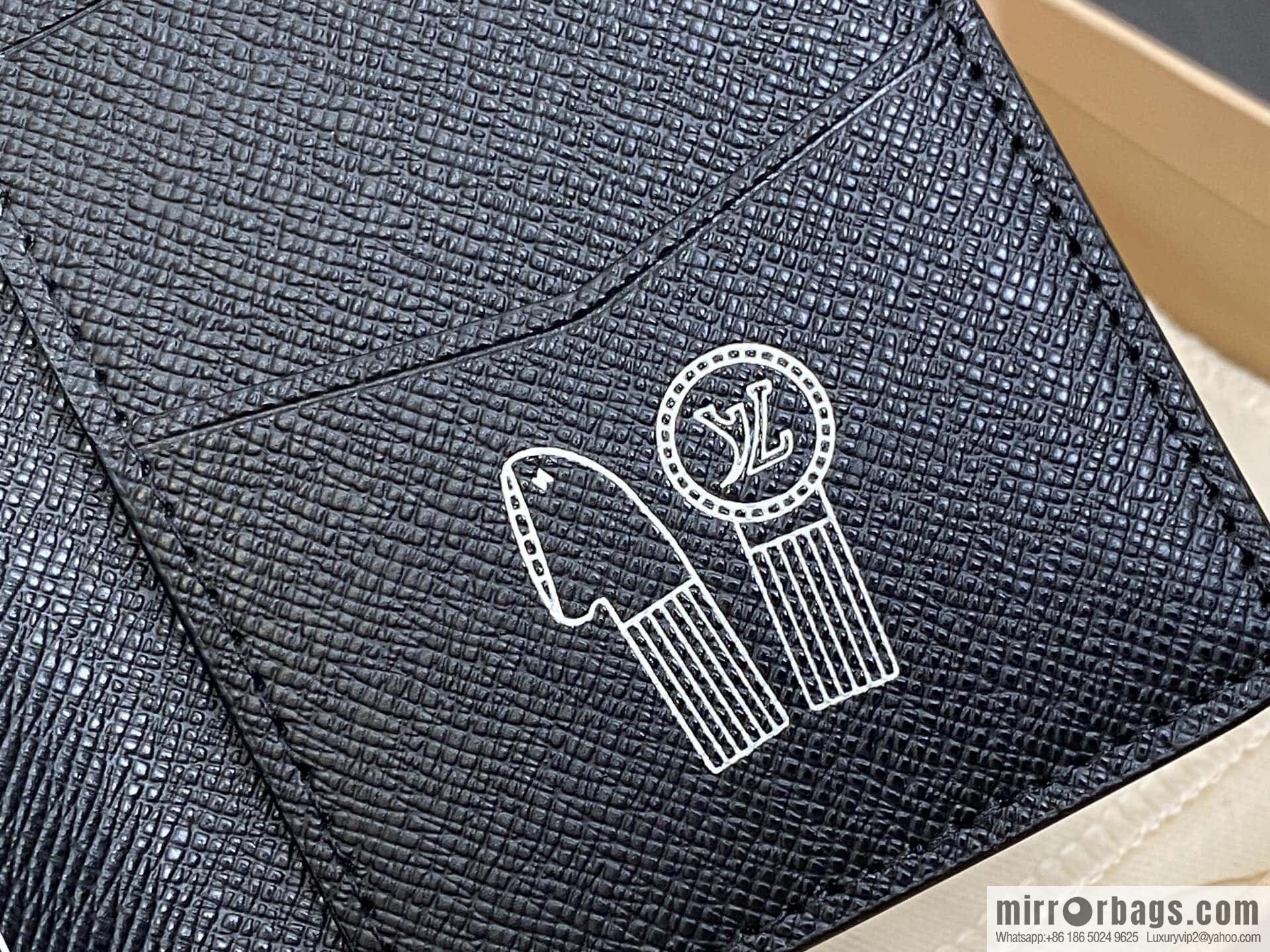[Premium‑quality] M14134 black gradual change card bag pocket wallet, pocket wallet