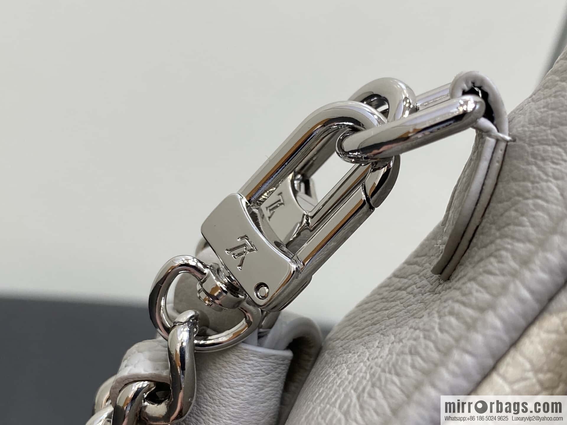 [Boutique‑grade] M14225 taro purple, full leather chain armpit bag WALLET ON CHAIN IVY handbag