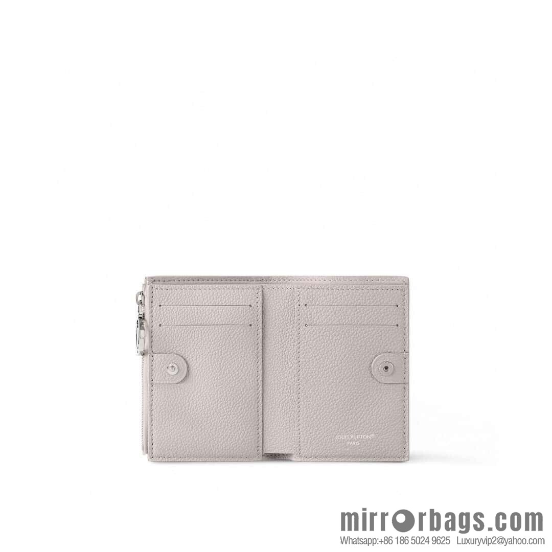 [Boutique‑grade] M13797 mashed taro purple (silk screen printing) full leather 20% off wallet Lisa wallet