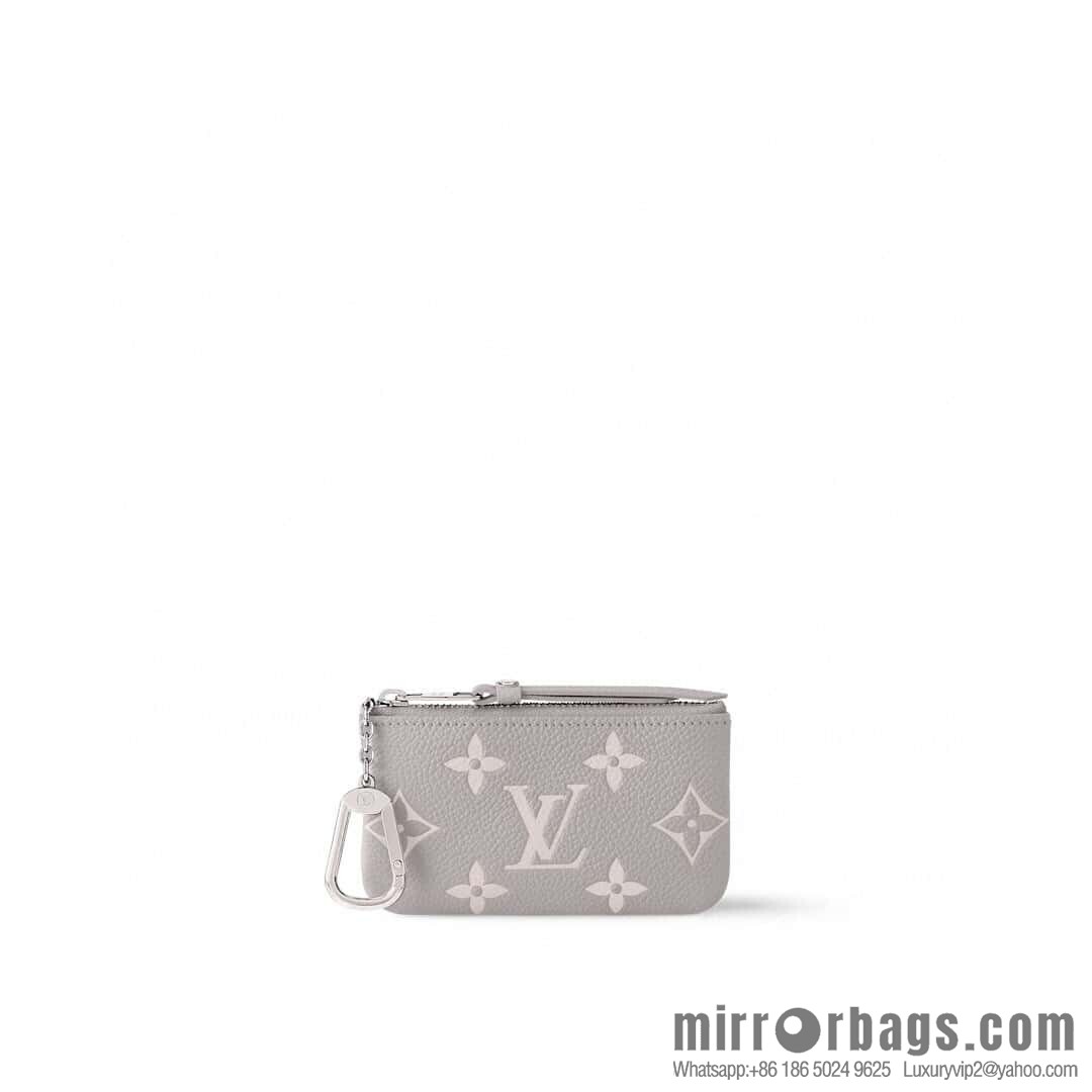 [Boutique‑grade] M13793 taro purple, full leather key bag, change bag.
