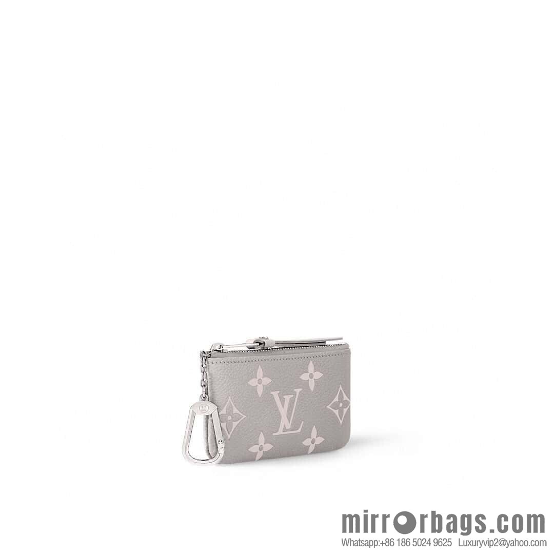 [Boutique‑grade] M13793 taro purple, full leather key bag, change bag.