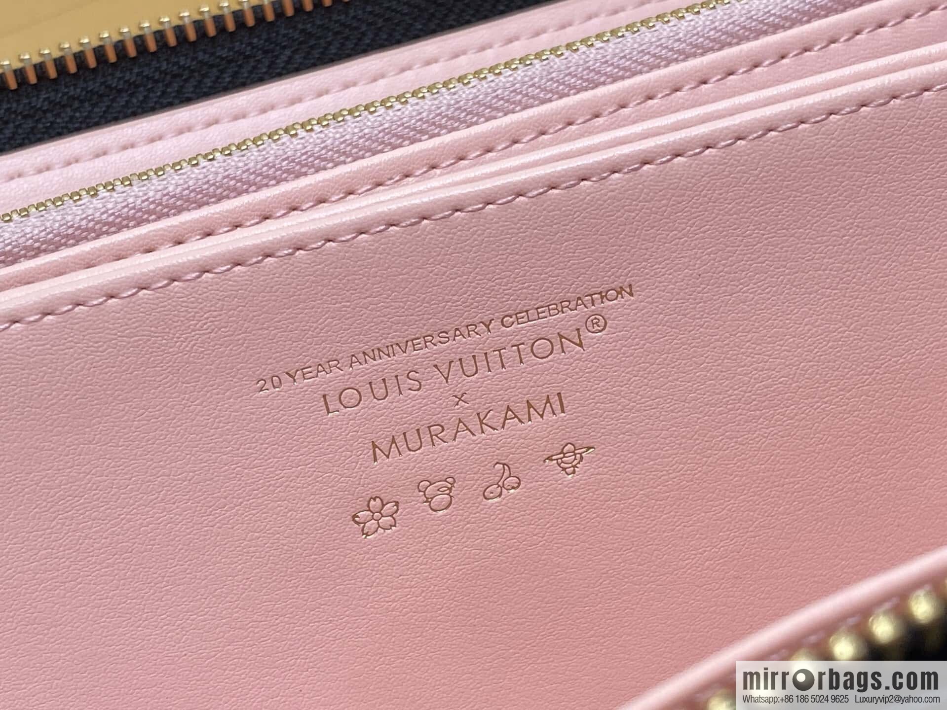 [Boutique‑grade] M12152 black silk screen printing, full leather silk screen printing single zipper wallet Zippy zipper wallet