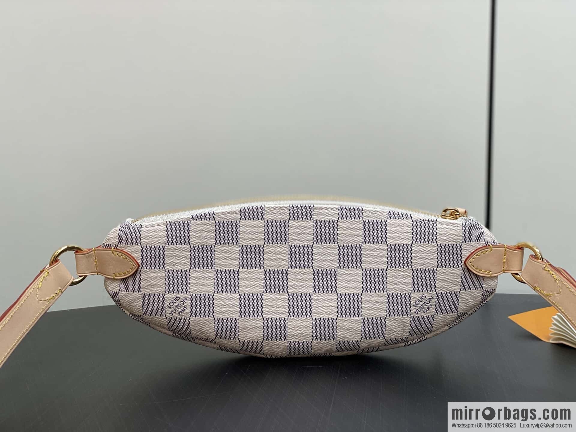 [Boutique‑grade] N00230 white grid, small fanny pack, the new KEEPIT fanny pack of the season