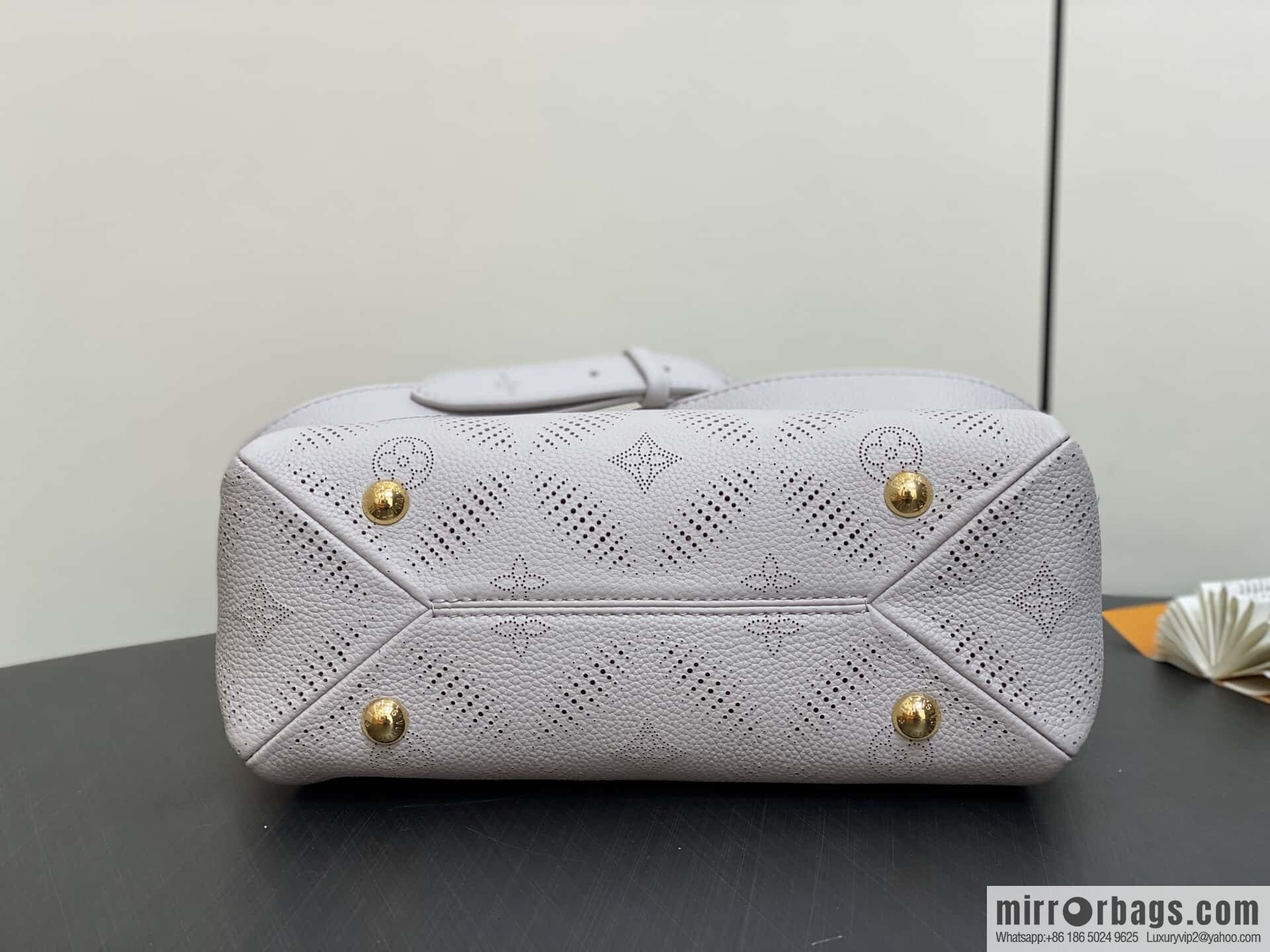 [Premium‑quality] M13157 taro purple, full leather hollow chain bag Hand It All small handbag