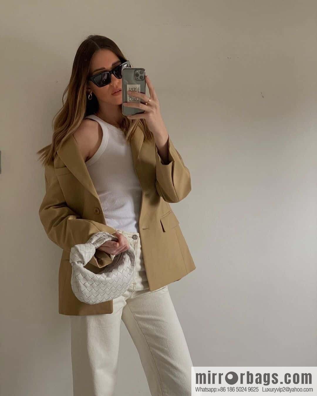 BV MINI JODIE 651876 White