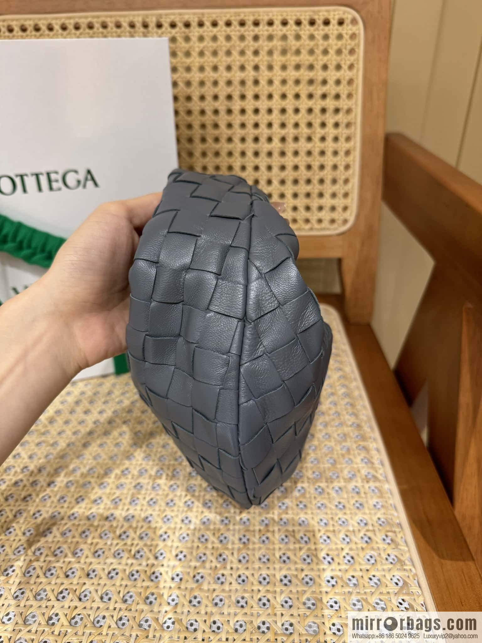 BV MINI JODIE 651876 Lightning Grey