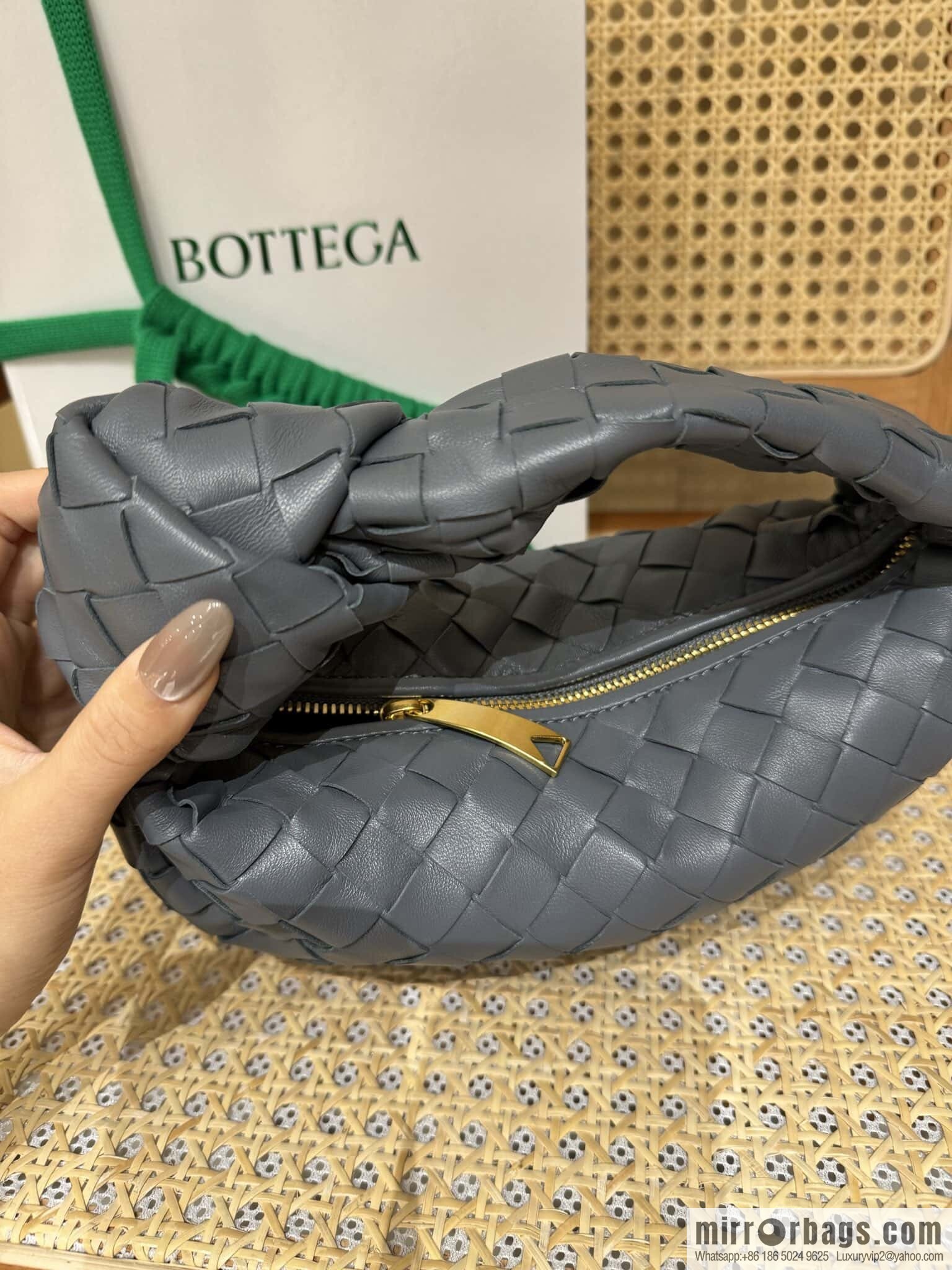 BV MINI JODIE 651876 Lightning Grey