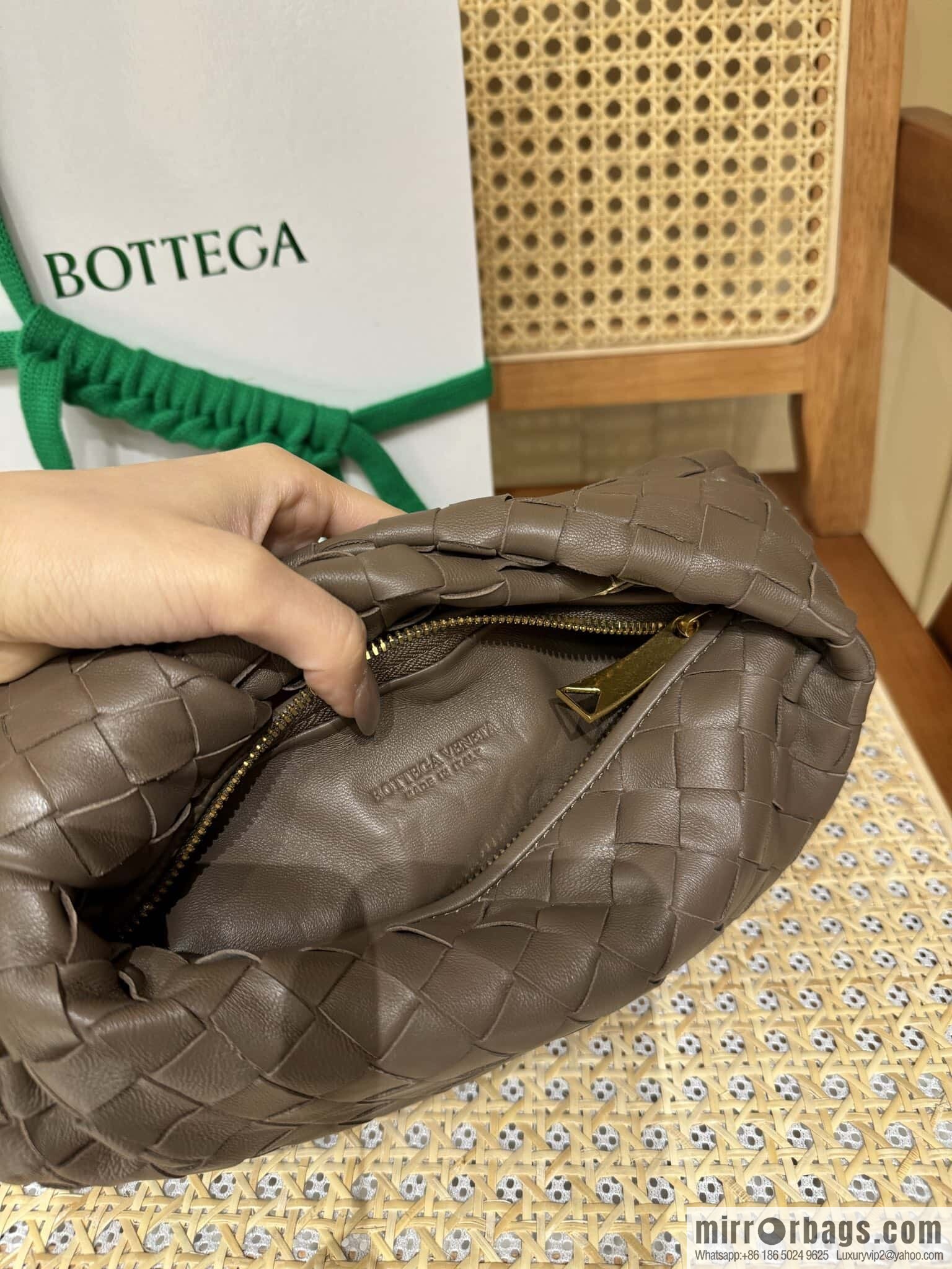BV MINI JODIE 651876 brown gray