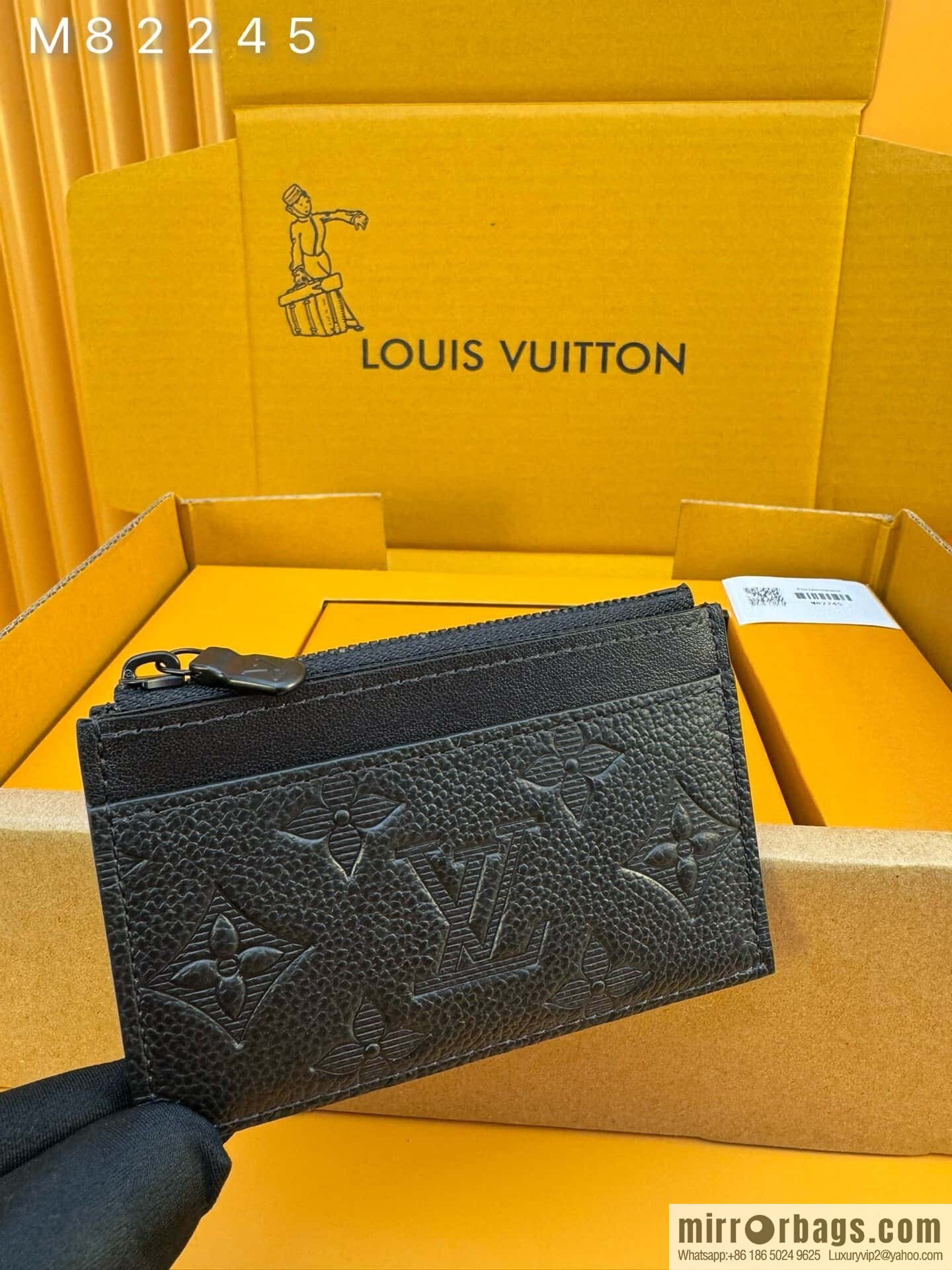 LV Coin Card Clip M82245 [Official Full Chip Version]