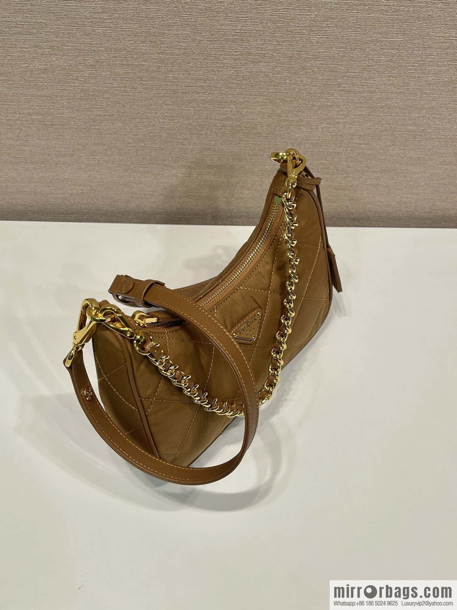 PRADA ๐ Velvet Hobo ๐ 1 BC 204 Hand Carry/Underarm Bag/Crossbody Bag