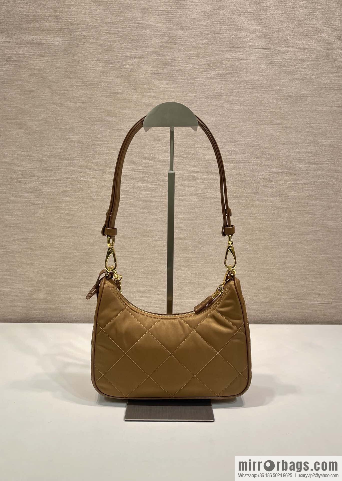 PRADA ๐ Velvet Hobo ๐ 1 BC 204 Hand Carry/Underarm Bag/Crossbody Bag