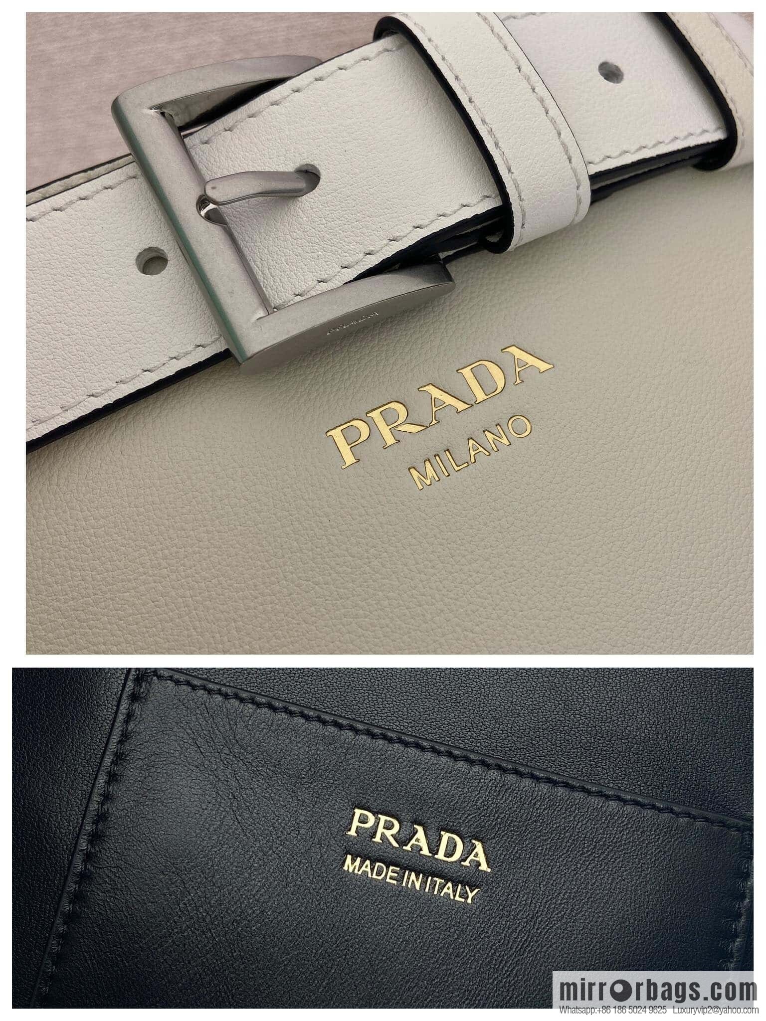 PRADA 🎉 new bucket bag 🎉 1BE085 🎉🎉 white