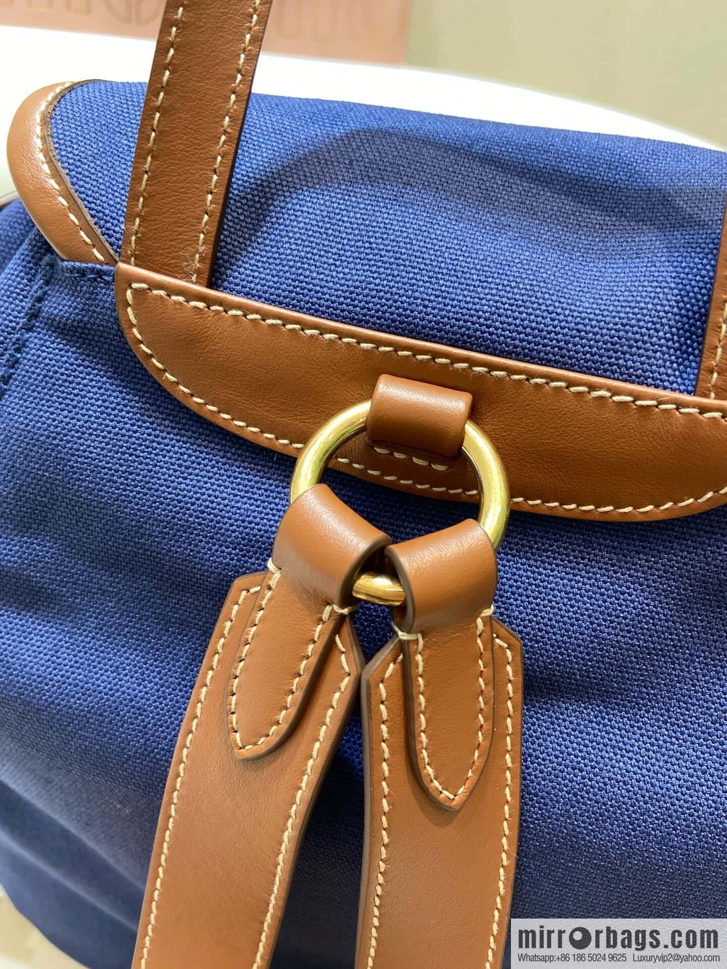 MIUMIU 💕 new backpack 💕 5BZ042 💕💕 blue