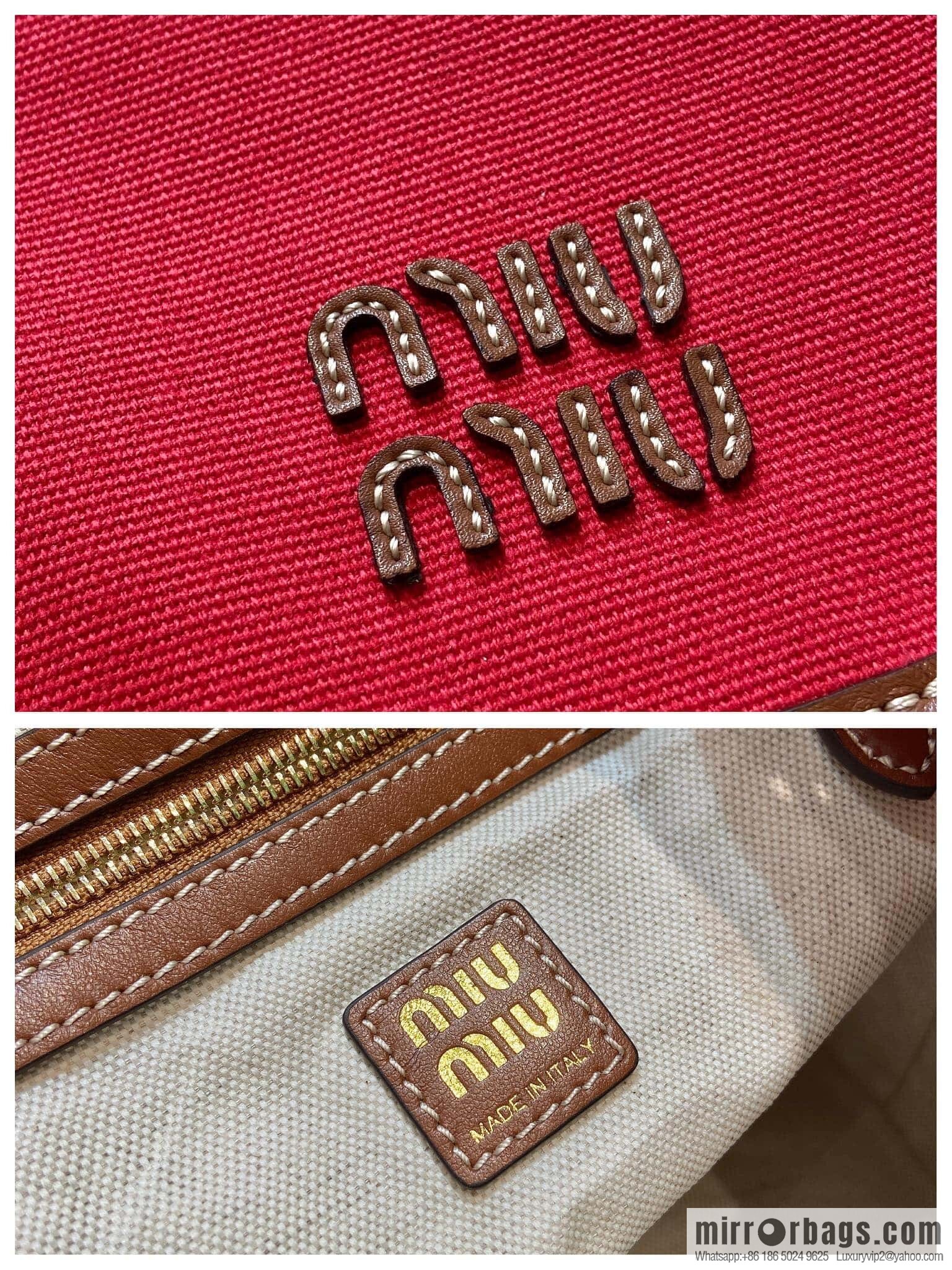 MIUMIU 💕 new backpack 💕 5BZ042 💕💕 red
