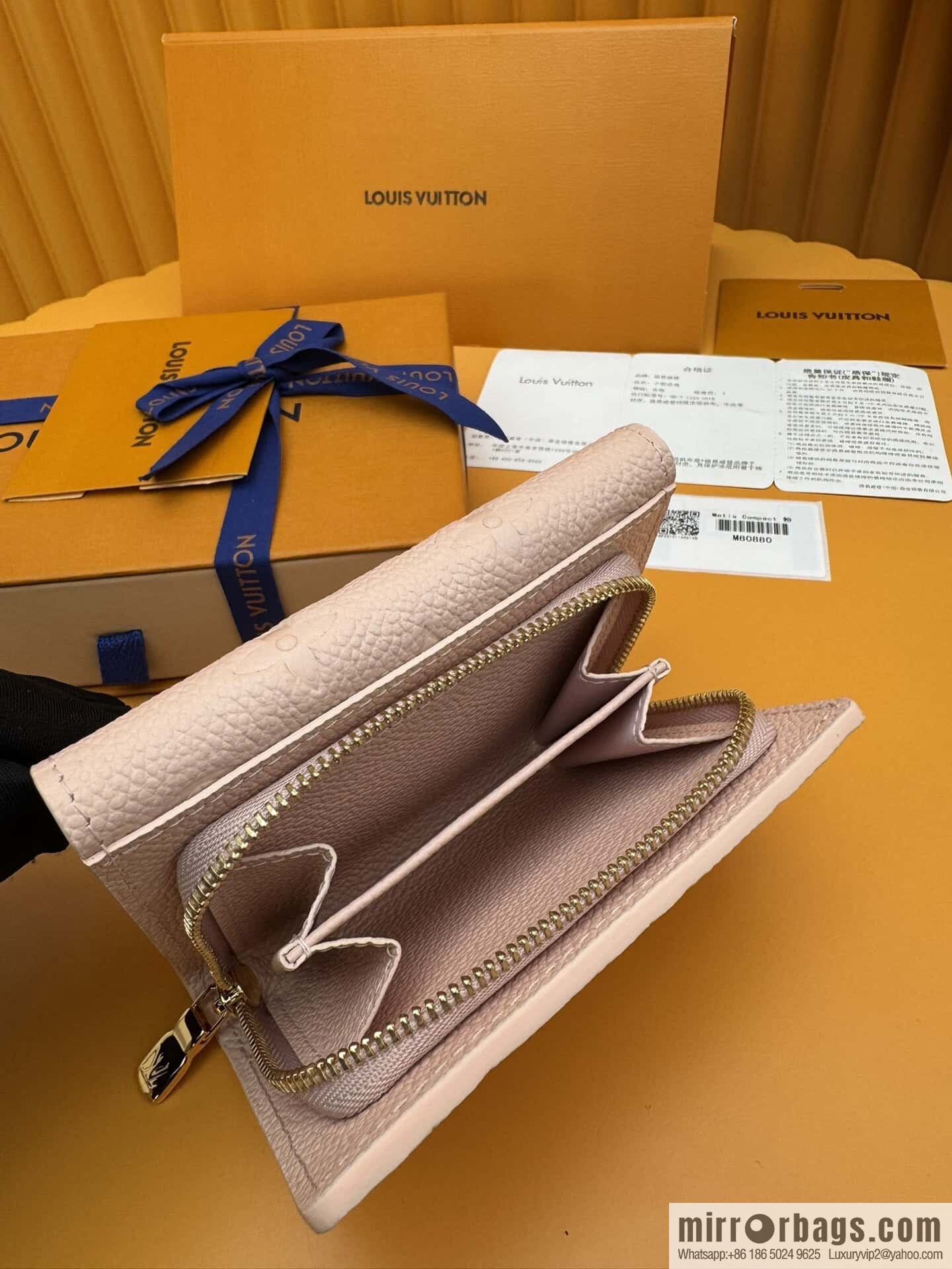 LV Métis short wallet M80880 powder [official full chip version]