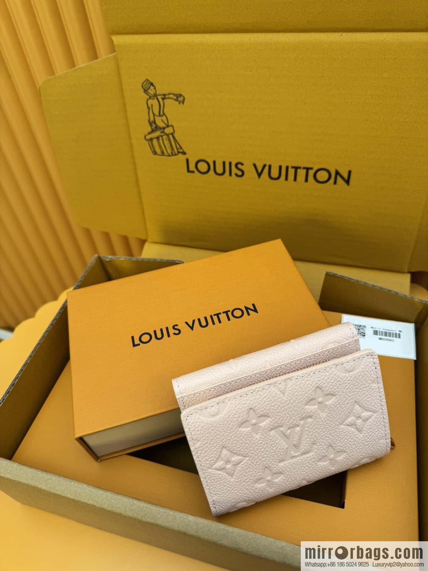 LV Métis short wallet M80880 powder [official full chip version]