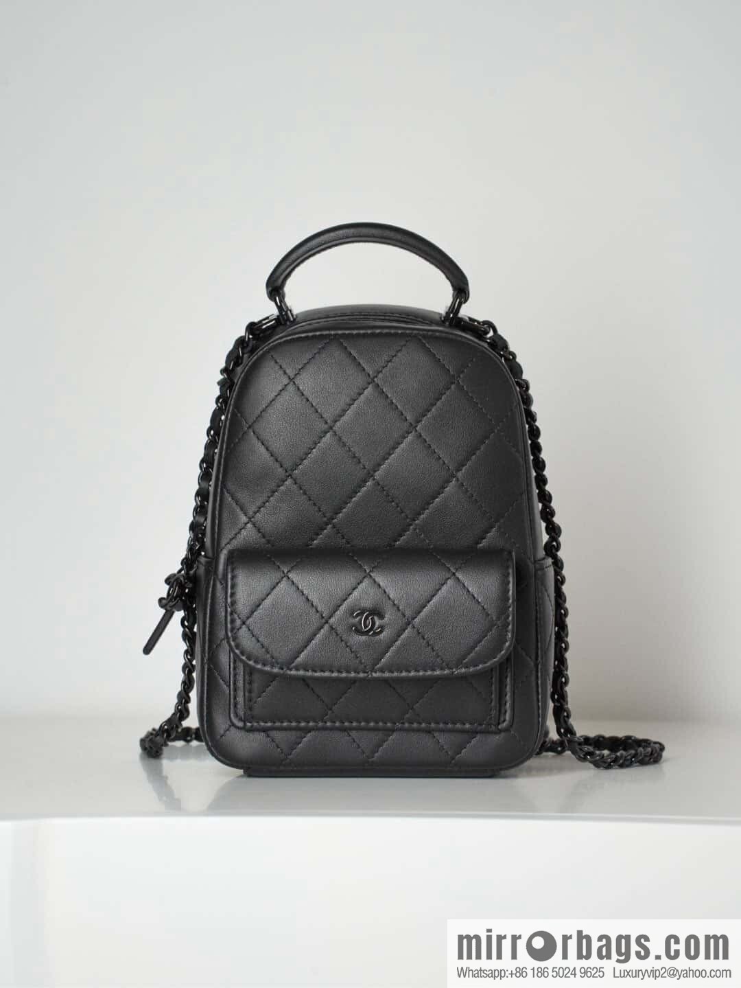 ππ‘ππ§ππ₯ πππ π¬π¨ ππ₯πππ€ π¦π’π§π’ small schoolbag, all black π€ AP3753