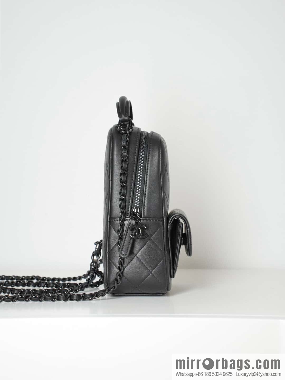 ππ‘ππ§ππ₯ πππ π¬π¨ ππ₯πππ€ π¦π’π§π’ small schoolbag, all black π€ AP3753