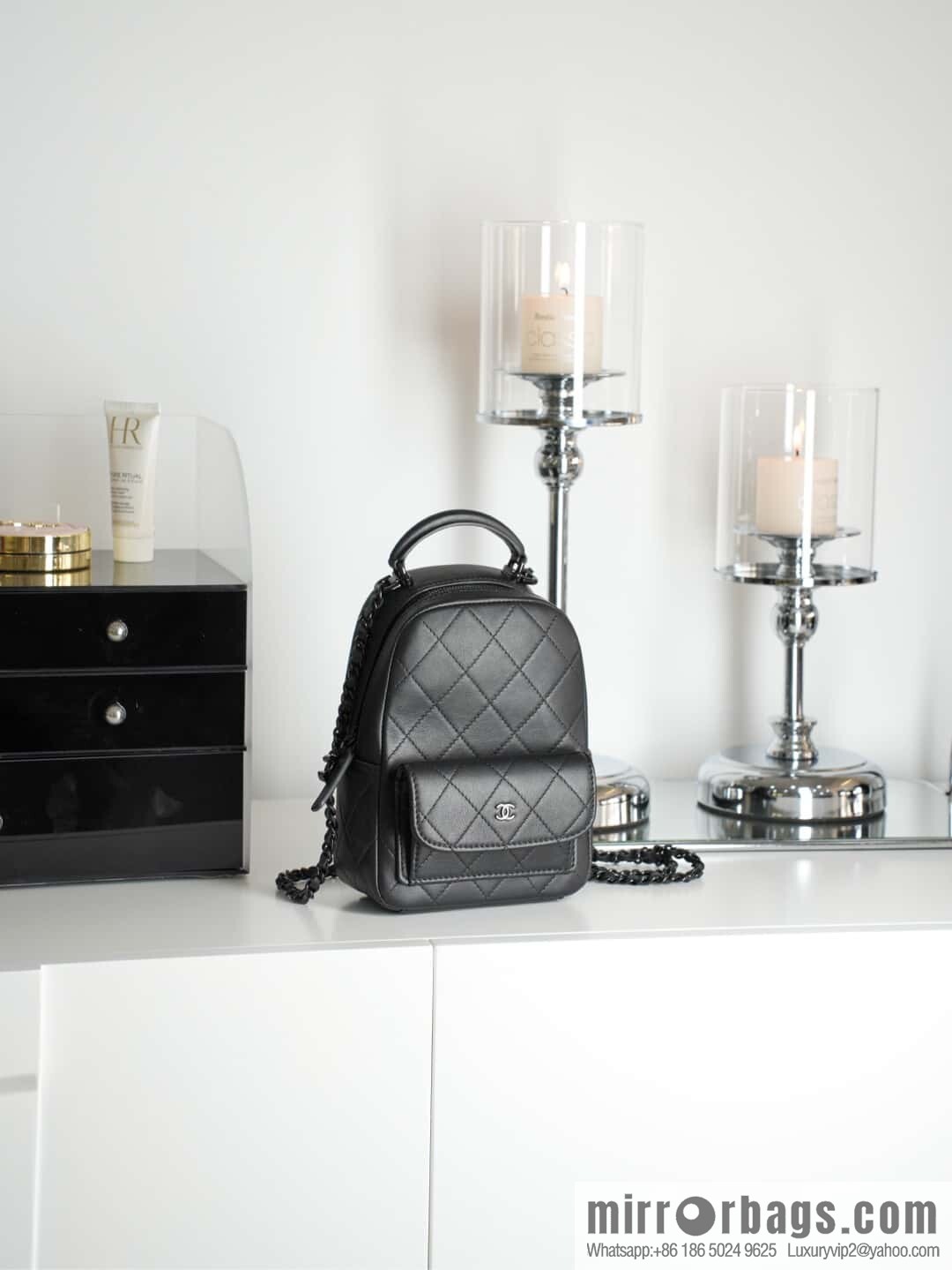 ππ‘ππ§ππ₯ πππ π¬π¨ ππ₯πππ€ π¦π’π§π’ small schoolbag, all black π€ AP3753