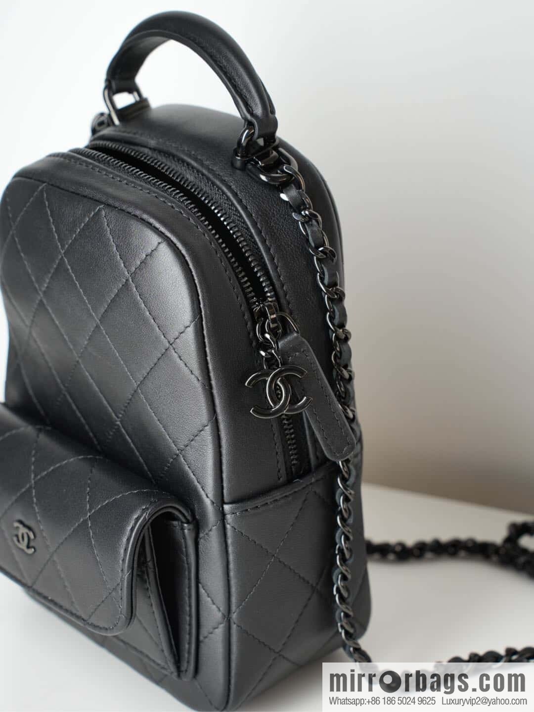ππ‘ππ§ππ₯ πππ π¬π¨ ππ₯πππ€ π¦π’π§π’ small schoolbag, all black π€ AP3753