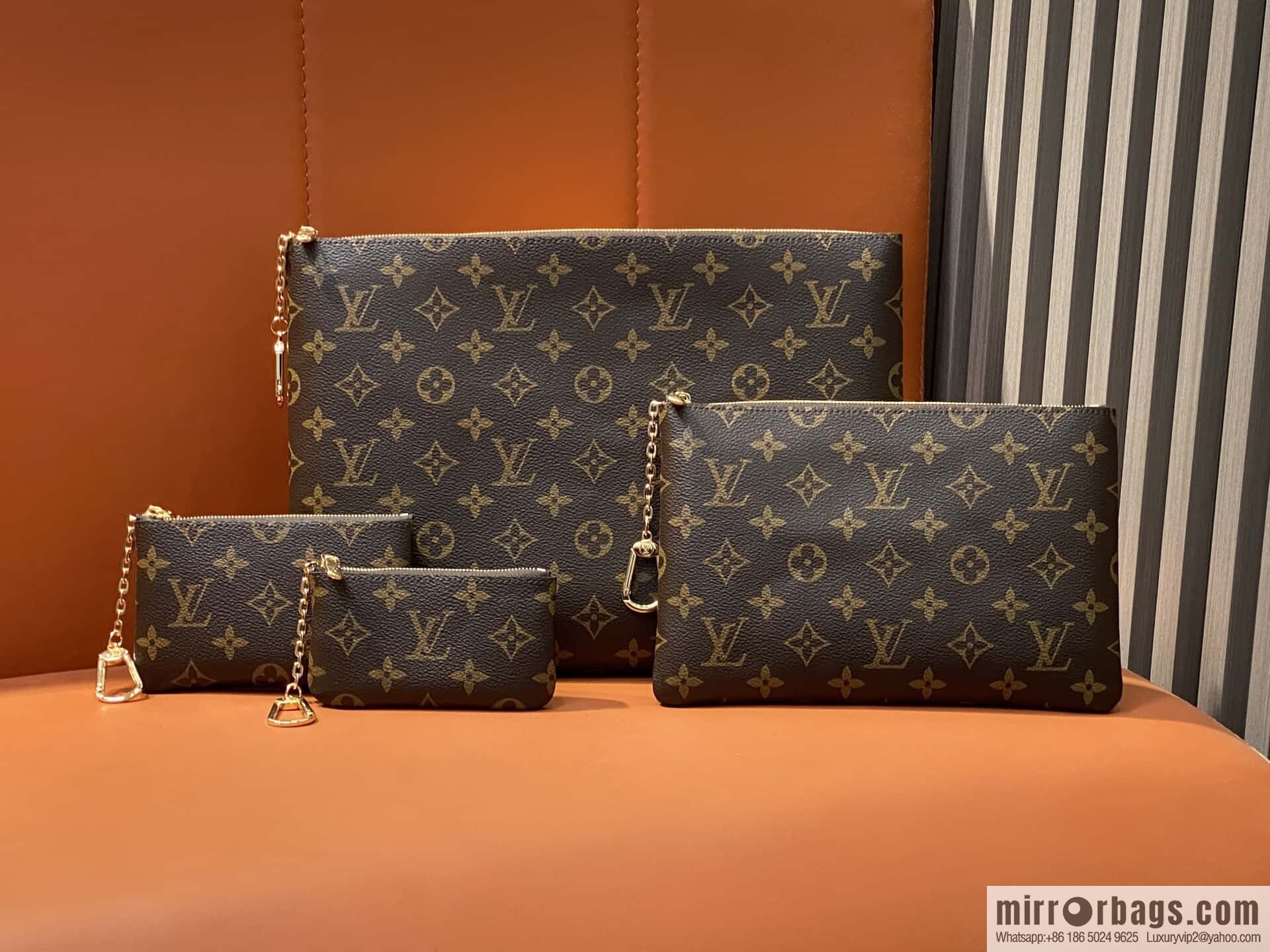 [Boutique‑grade] M13561 presbyopia, key bag wallet Pochette Clés large key change bag
