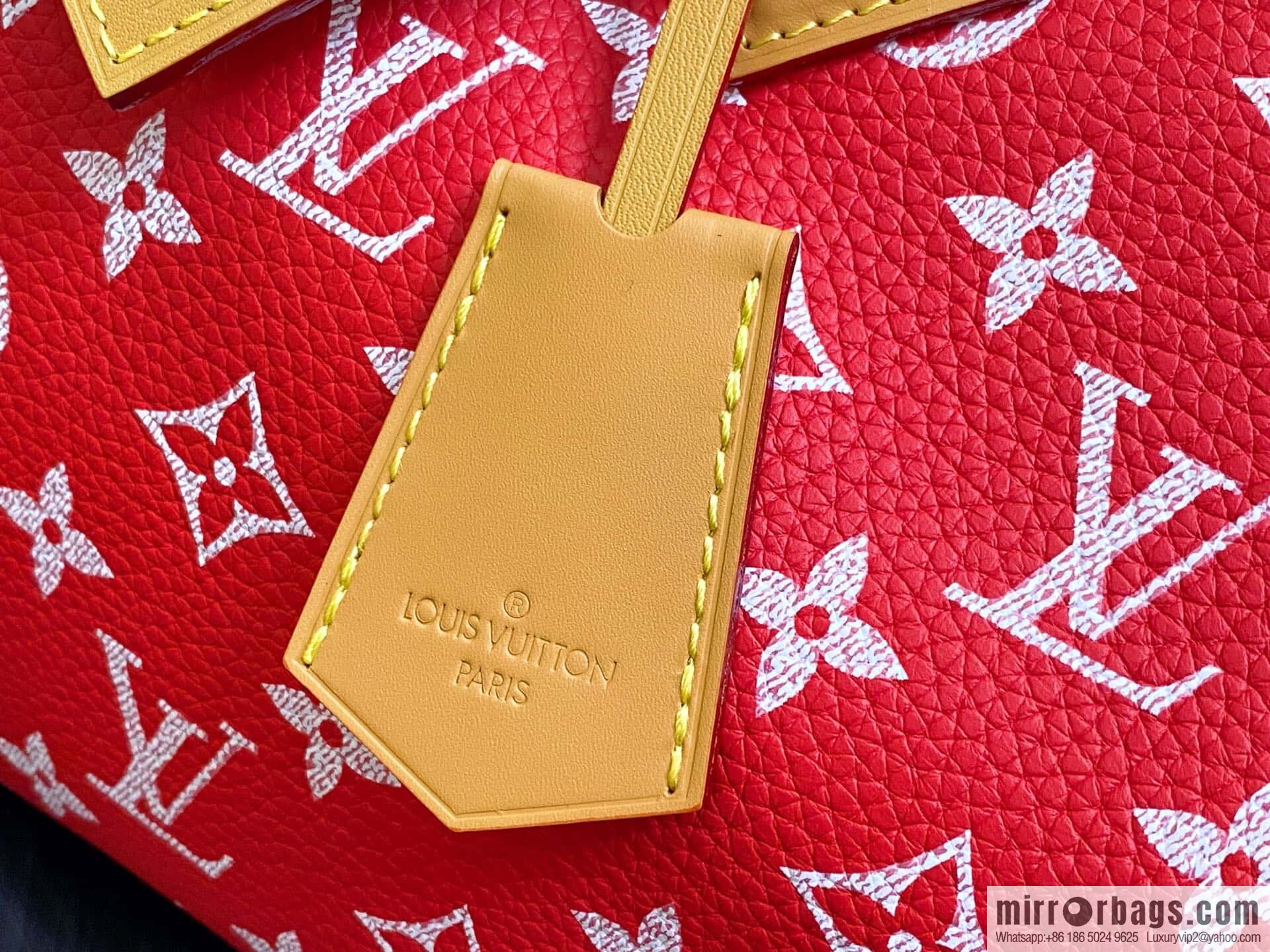 [Boutique‑grade] M14067 red, full leather pillow bag peedy SPEEDY P9 BANDOULIZRE30 handbag
