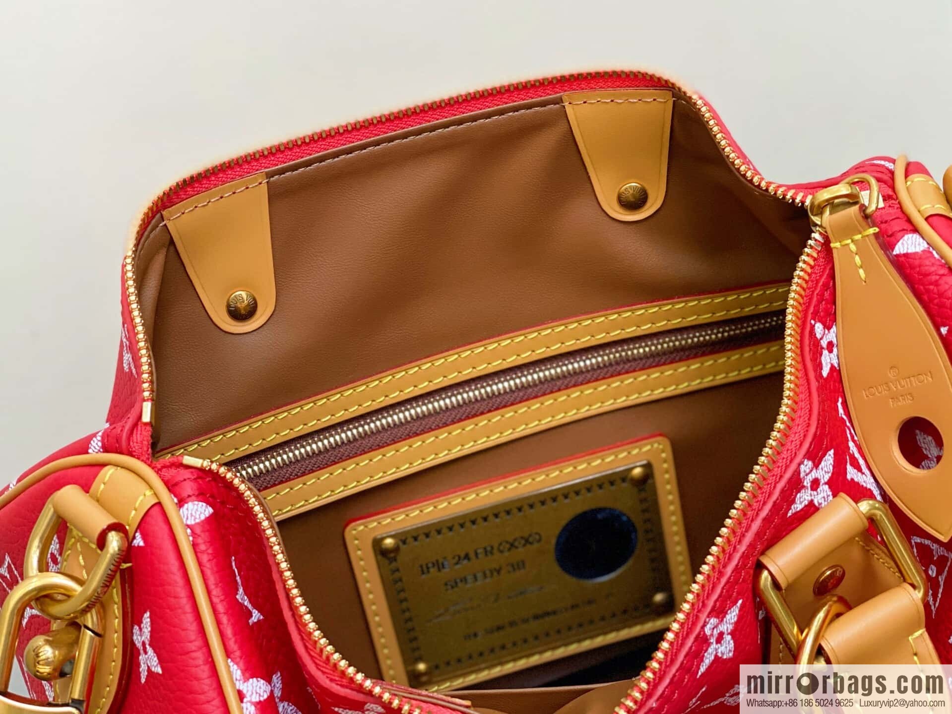 [Boutique‑grade] M14067 red, full leather pillow bag peedy SPEEDY P9 BANDOULIZRE30 handbag