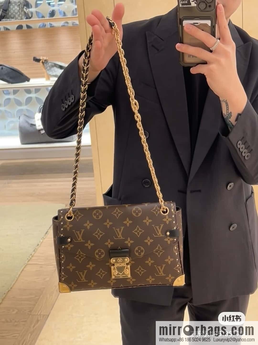 [Boutique‑grade] M14526 presbyopia, chain bag, messenger bag, the new TRUNKIE handbag of the season.