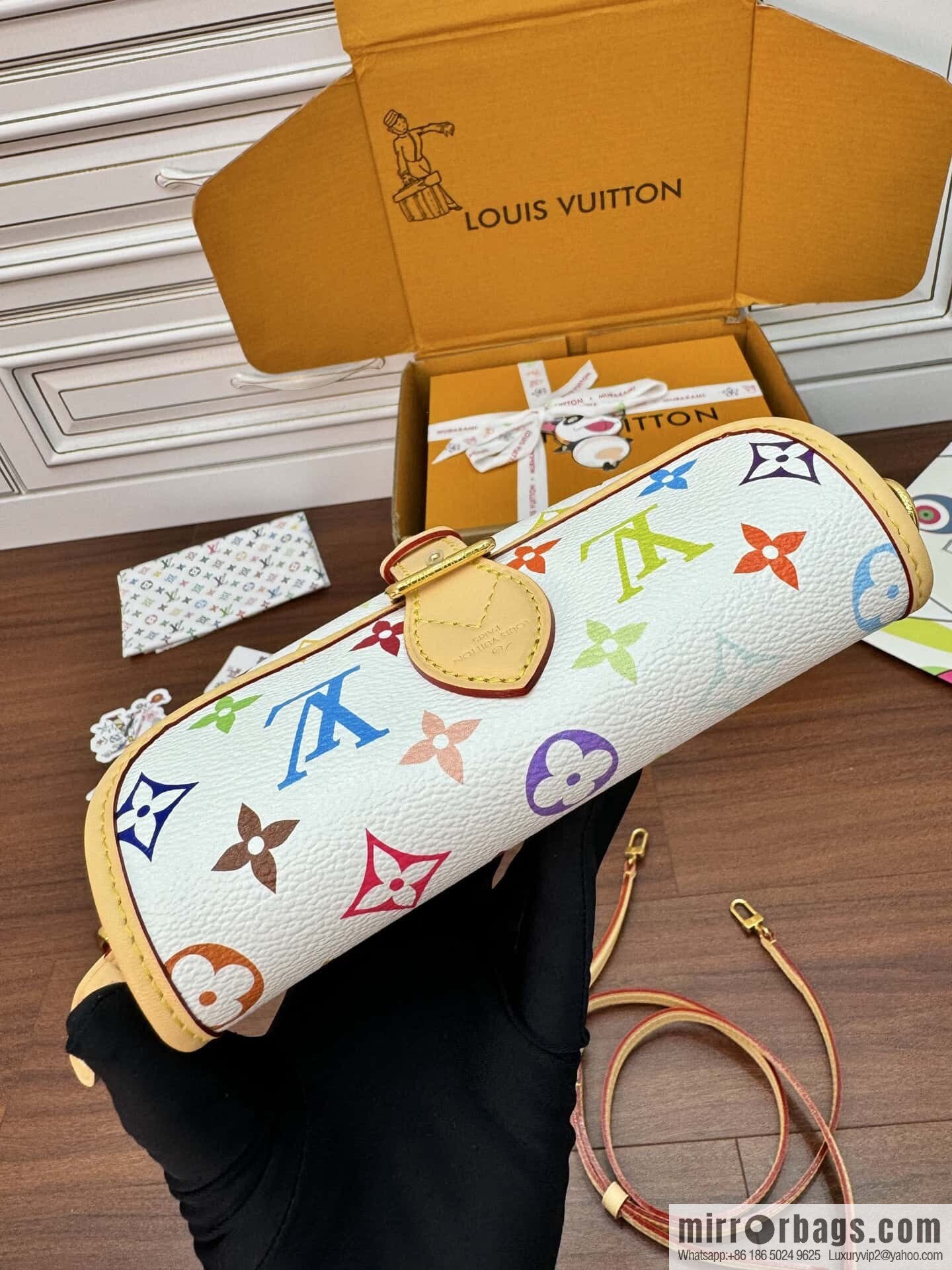 LV M14194 New LV x TM NANO DIANE handbag for the season