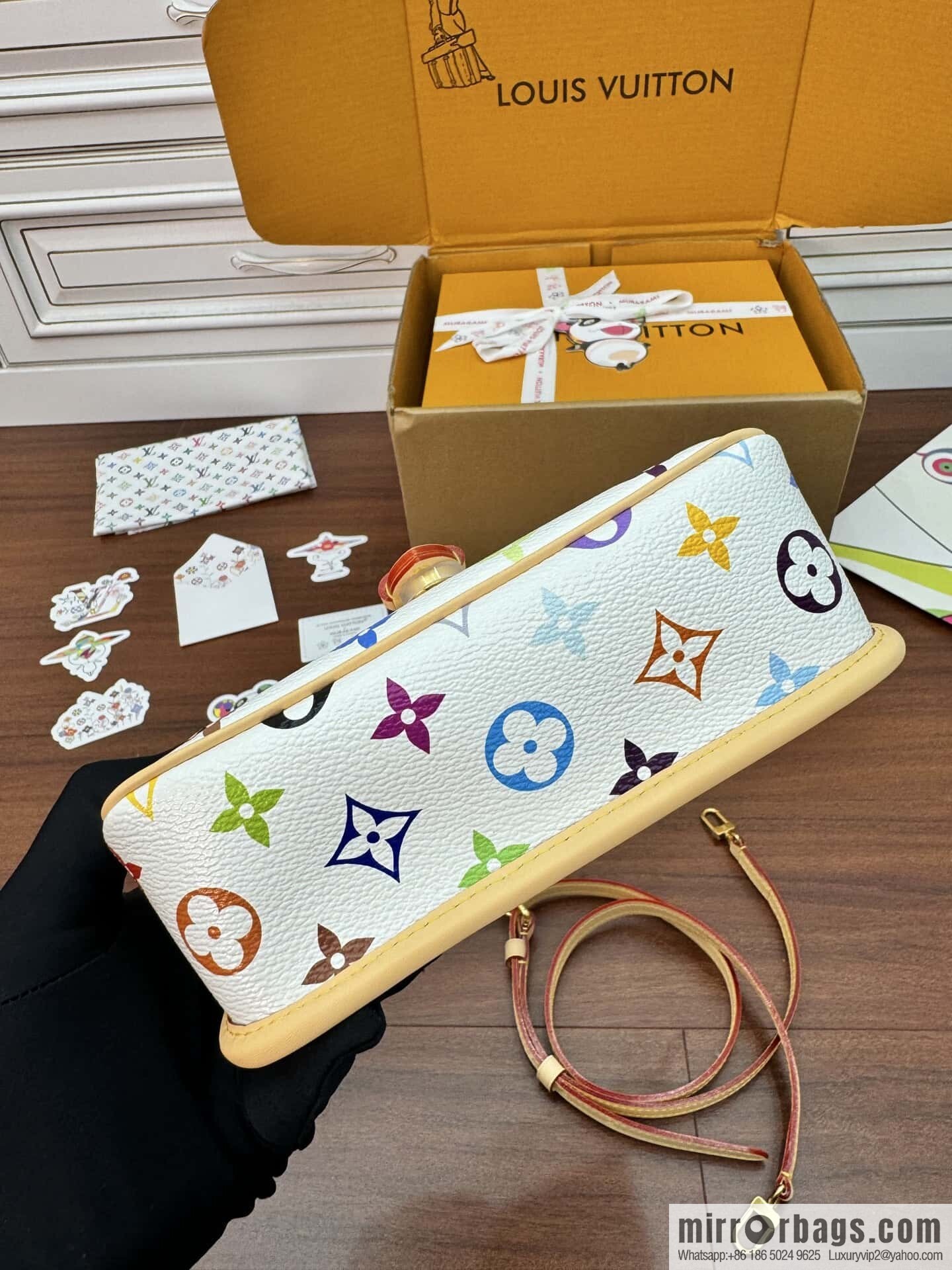 LV M14194 New LV x TM NANO DIANE handbag for the season