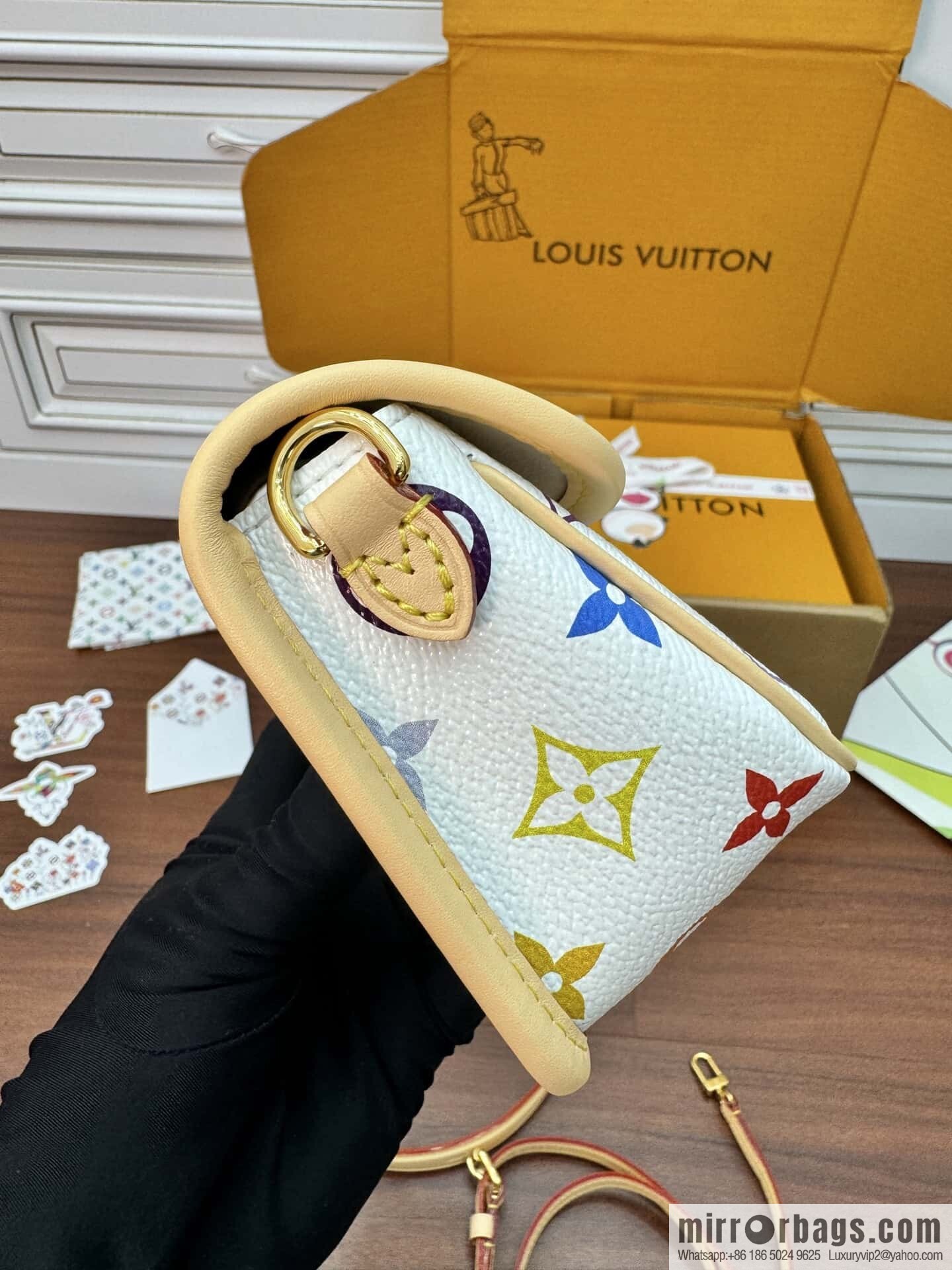 LV M14194 New LV x TM NANO DIANE handbag for the season