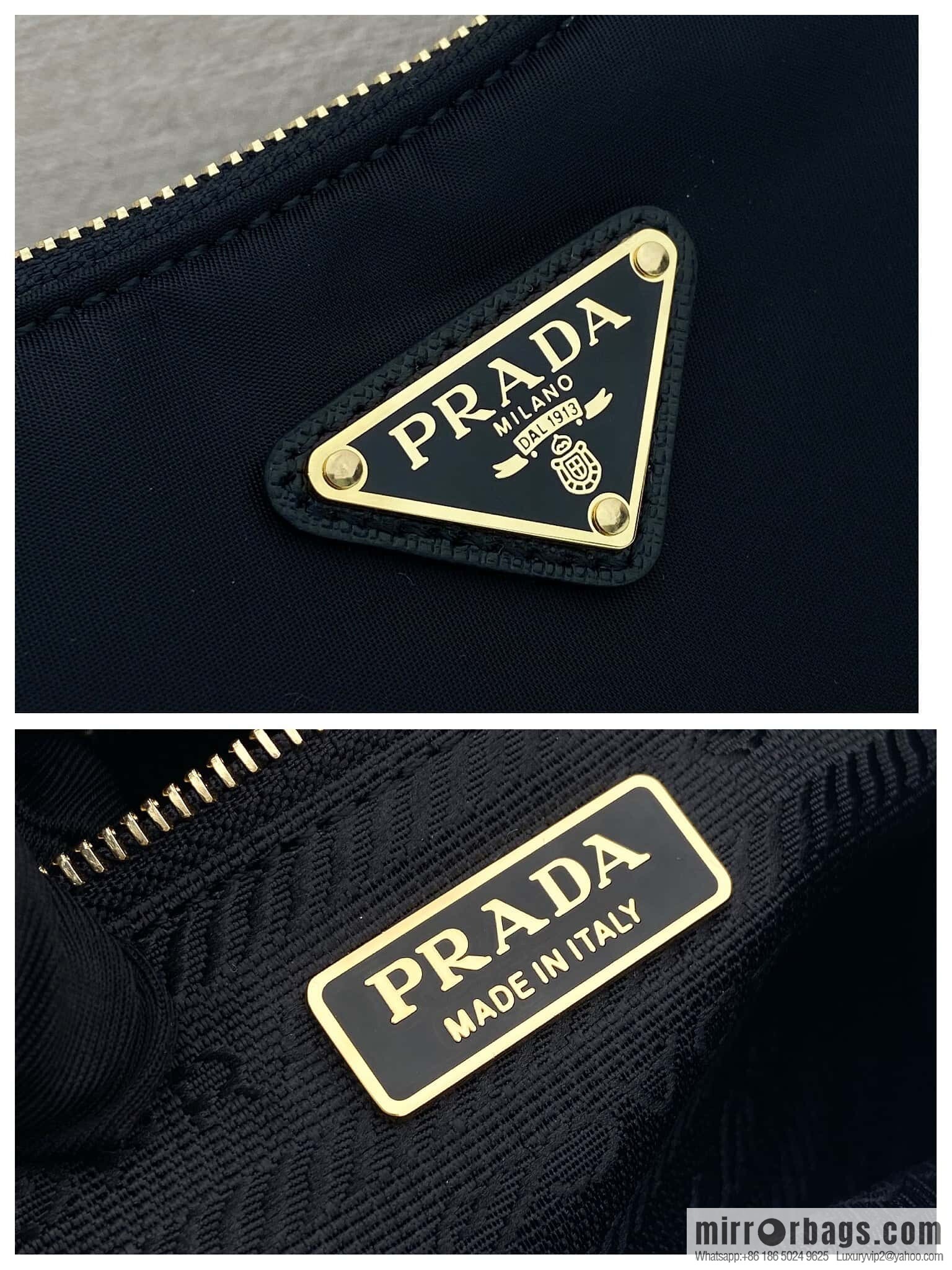 PRADA 🎉 new crescent bag 🎉 1BH222 multifunctional 🎉🎉 black