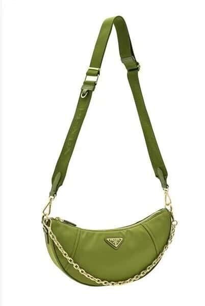 PRADA ๐ new crescent bag ๐ 1BH222 multifunctional ๐๐ green